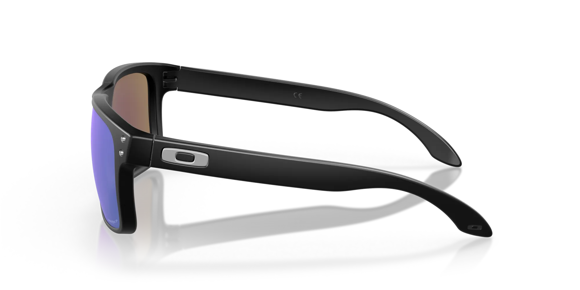 Oakley OO9102 HOLBROOK 9102F0 Occhiali da sole O_Matter Nero Blu Squadrata Polarizzata Prizm - immagine 4