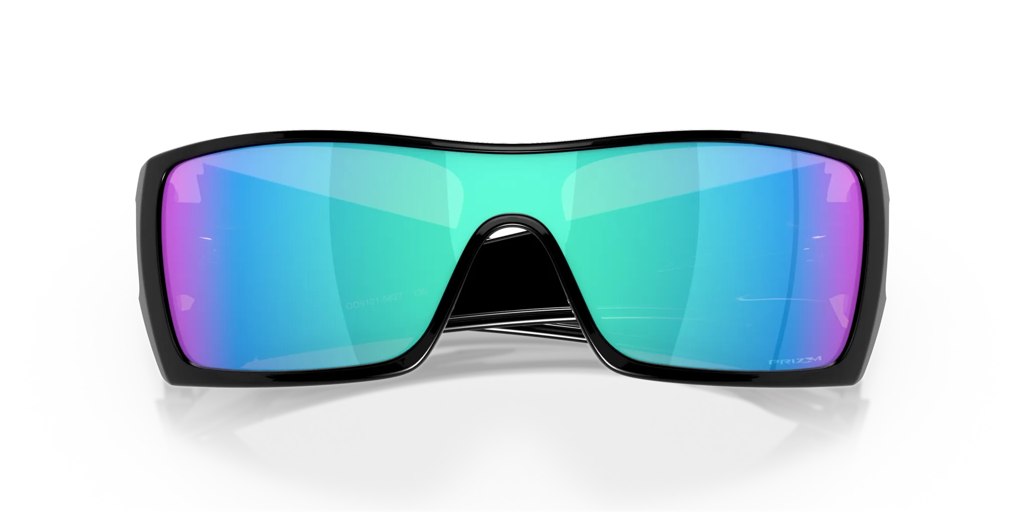 Oakley OO9101 BATWOLF 910158 Occhiali da sole O_Matter Nero Blu Maschera Normale Prizm - immagine 2