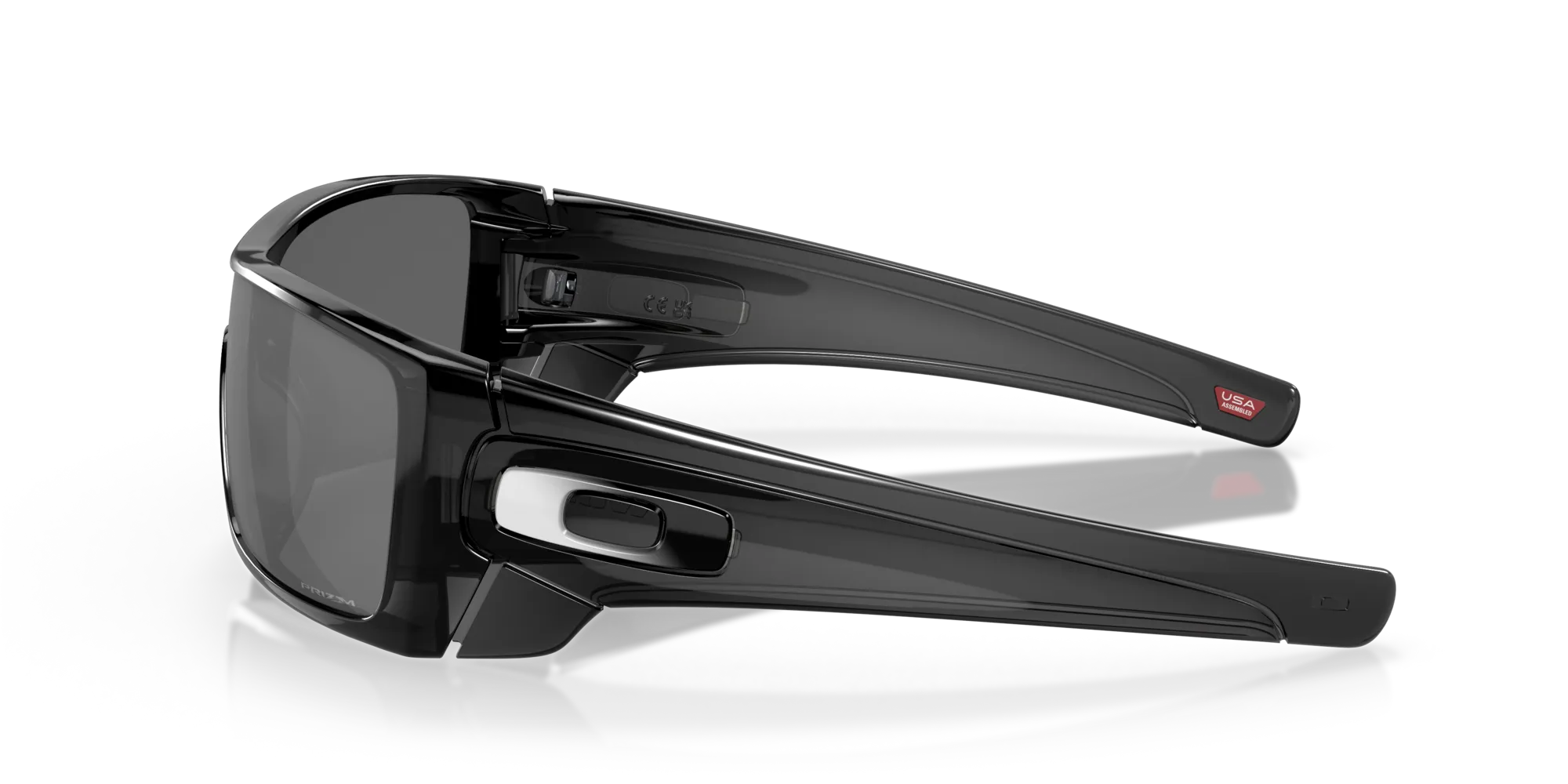 Oakley OO9101 BATWOLF 910157 Occhiali da sole Iniettato Nero Grigio Maschera Normale Prizm - immagine 4