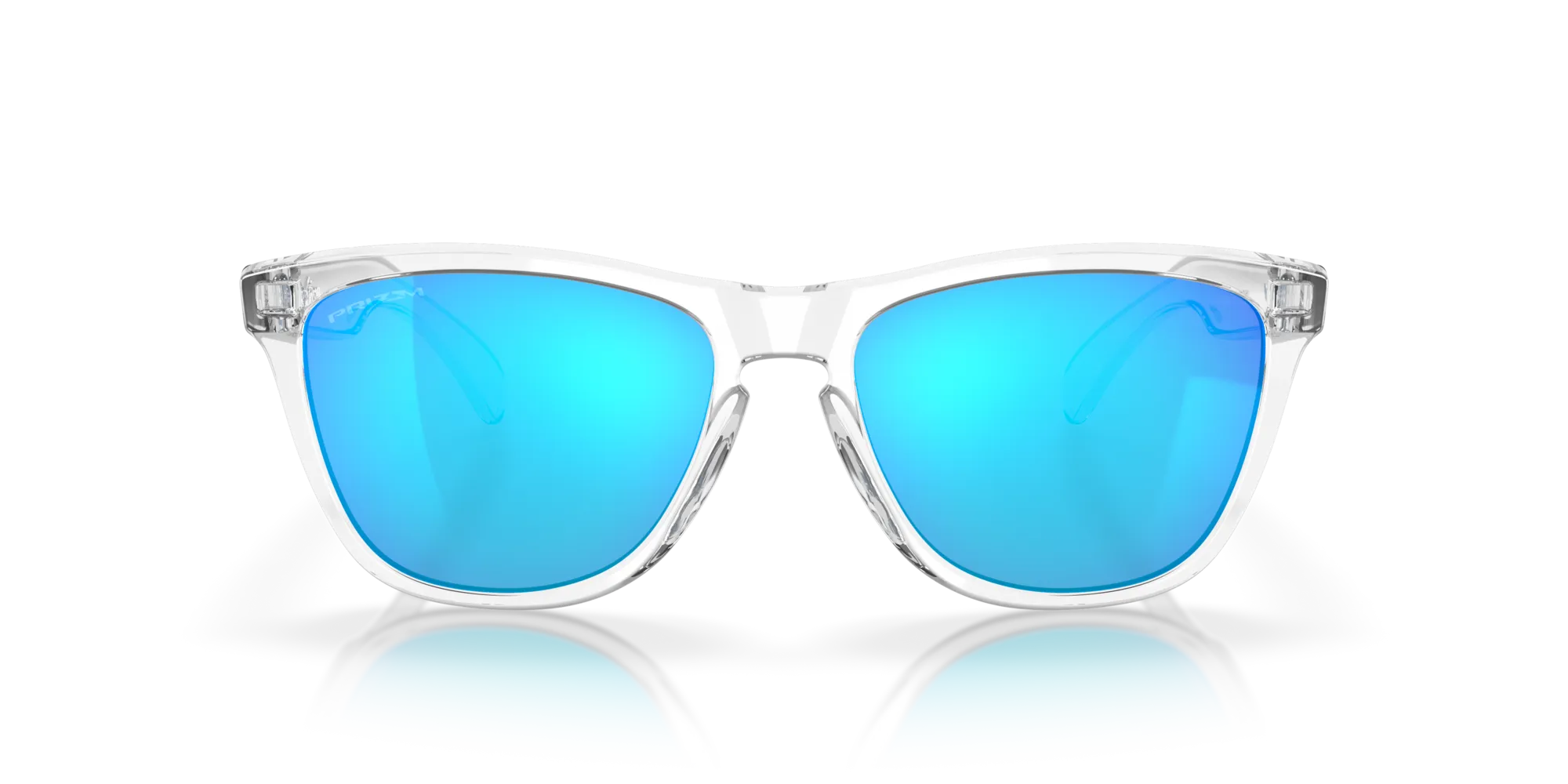 Oakley OO9013 FROGSKINS 9013D0 Occhiali da sole O_Matter Trasparente Blu Squadrata Normale Prizm Iridium - immagine 3