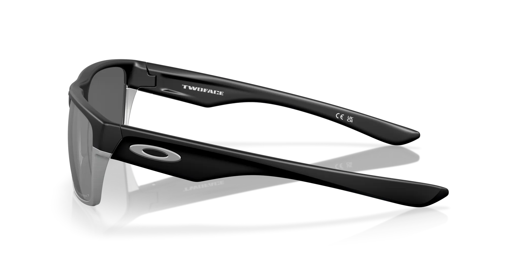 Oakley OO9189 TWOFACE 918938 Occhiali da sole O_Matter Nero Grigio Squadrata Polarizzata Prizm - immagine 4