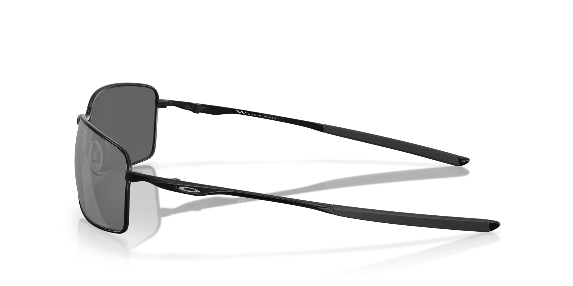 Oakley OO4075 SQUARE WIRE 407513 Occhiali da sole Metallo Nero Grigio Squadrata Normale Prizm - immagine 4