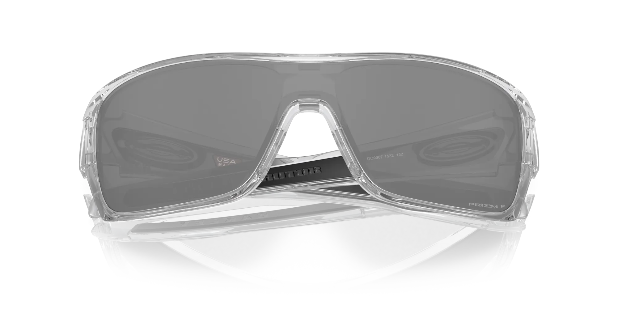 Oakley OO9307 TURBINE ROTOR 930716 Occhiali da sole O_Matter Trasparente Grigio Maschera Polarizzata Prizm - immagine 2
