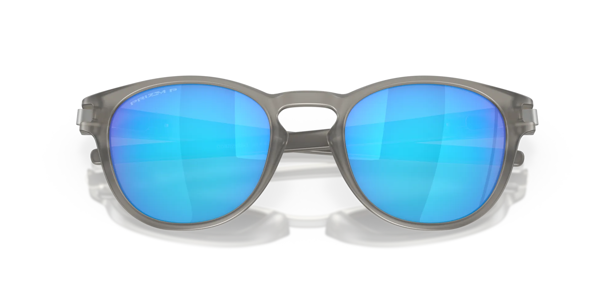 Oakley OO9265 LATCH 926532 Occhiali da sole O_Matter Grigio Blu Rotonda Polarizzata Prizm - immagine 2