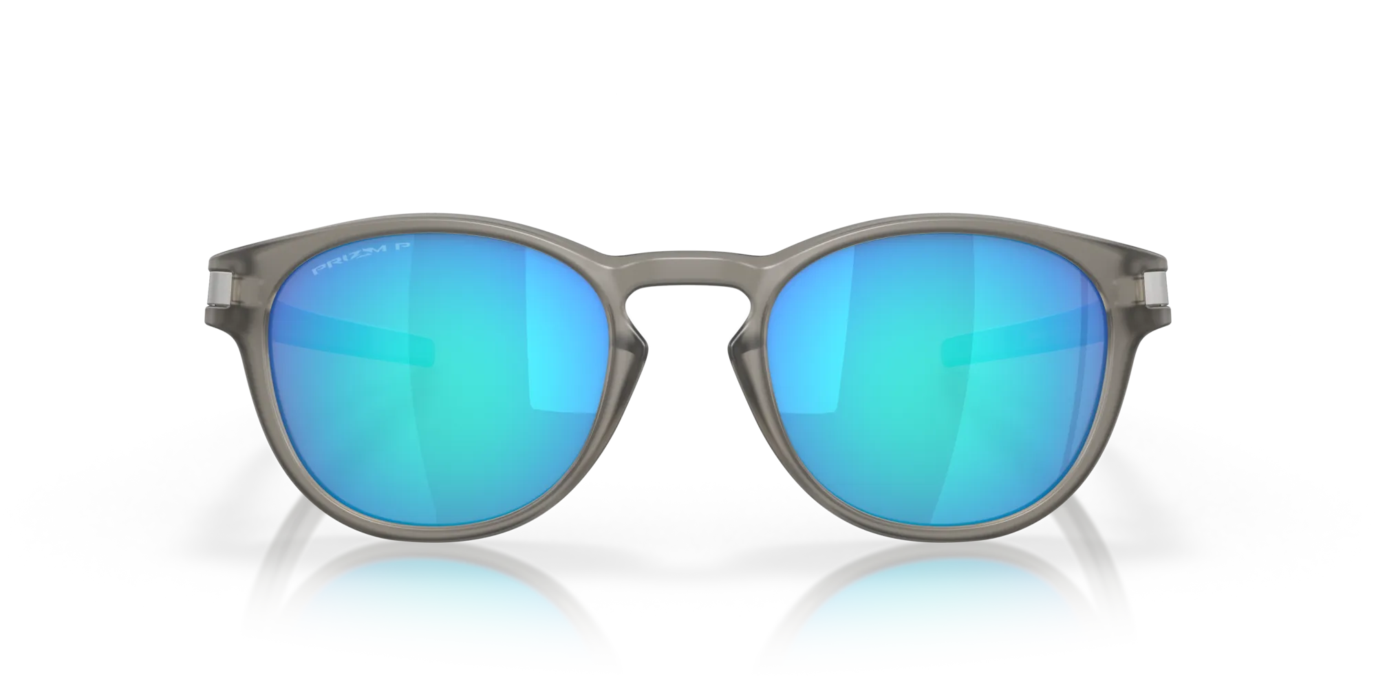 Oakley OO9265 LATCH 926532 Occhiali da sole O_Matter Grigio Blu Rotonda Polarizzata Prizm - immagine 3