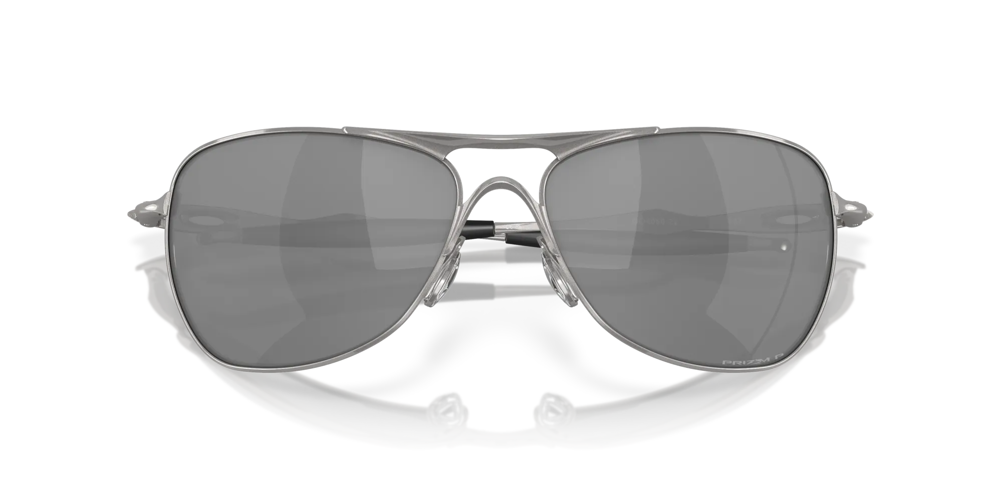 Oakley OO4060 CROSSHAIR 406022 Occhiali da sole Metallo Grigio Grigio Squadrata Polarizzata Prizm - immagine 2