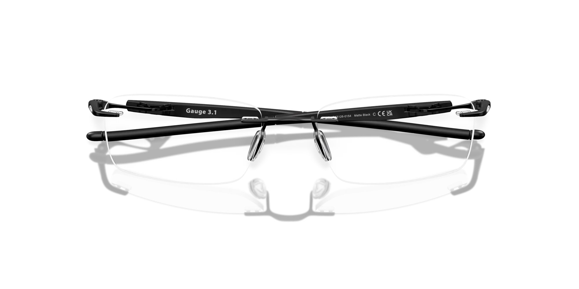 Oakley OX5126 GAUGE 3.1 512601 Montature da vista Titanio Nero Squadrata Normale - immagine 2