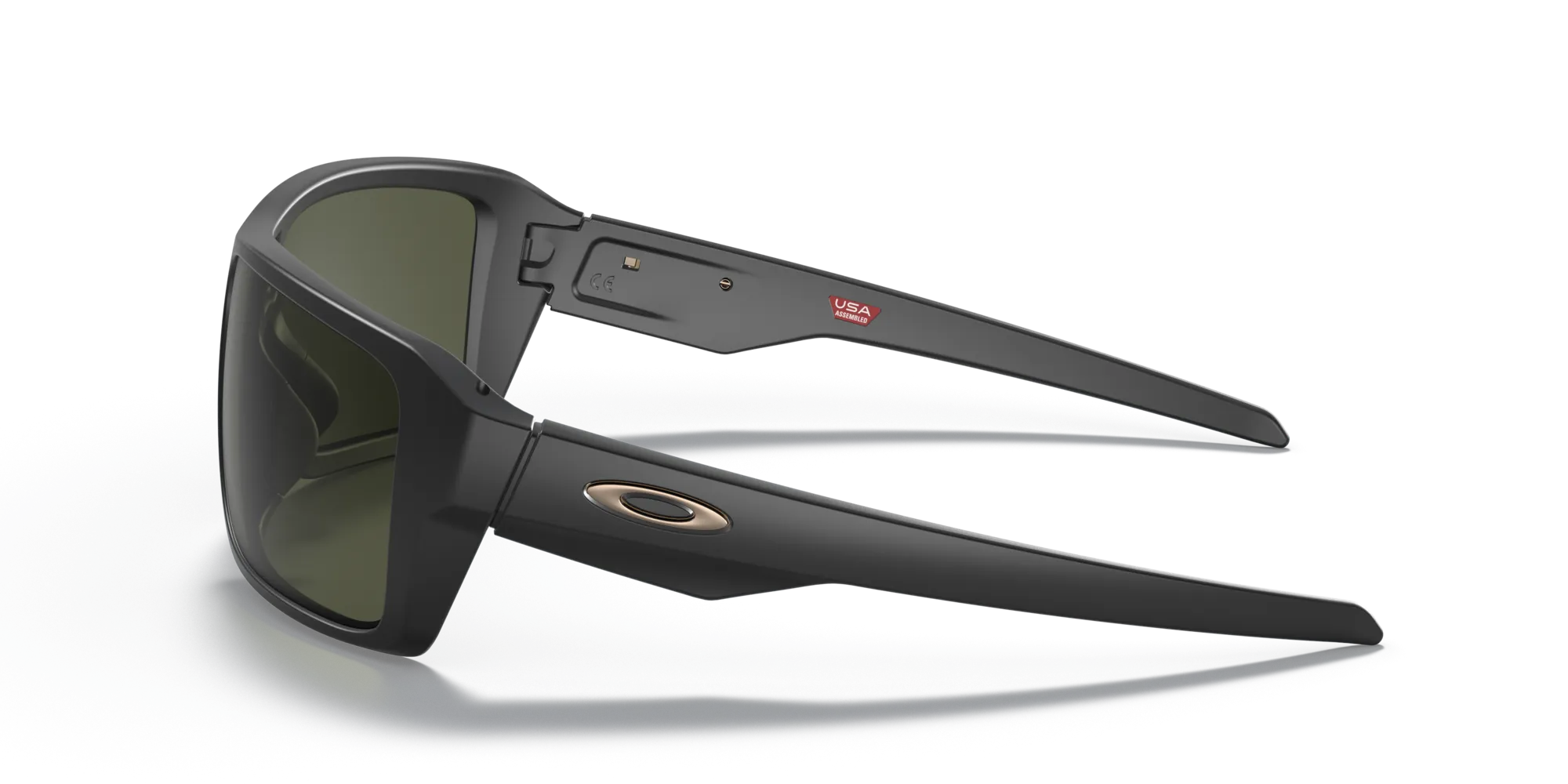 Oakley OO9380 DOUBLE EDGE 938001 Occhiali da sole O_Matter Nero Grigio Squadrata Normale Prizm - immagine 4