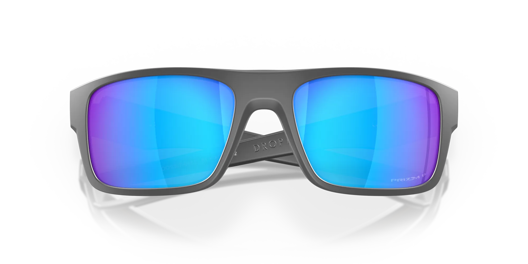 Oakley OO9367 DROP POINT 936706 Occhiali da sole O_Matter Grigio Blu Squadrata Polarizzata Prizm - immagine 2