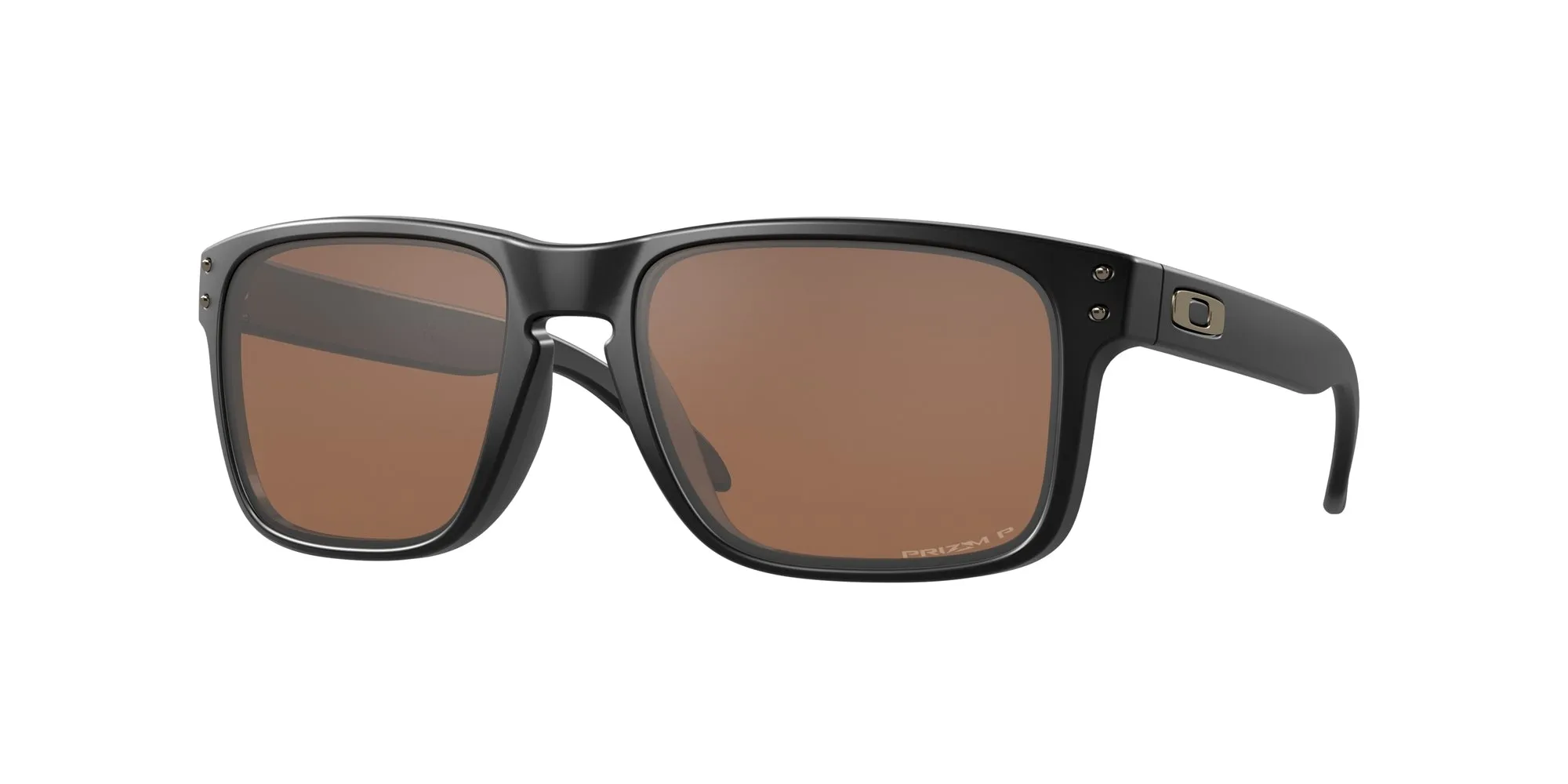 Oakley OO9102 HOLBROOK 9102D7 Occhiali da sole O_Matter Nero Marrone Squadrata Polarizzata Prizm - immagine 1
