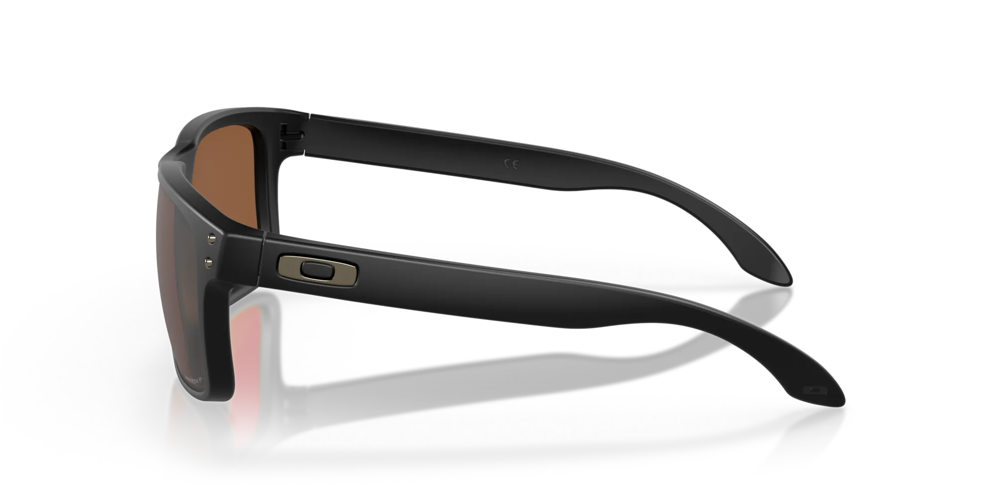 Oakley OO9102 HOLBROOK 9102D7 Occhiali da sole O_Matter Nero Marrone Squadrata Polarizzata Prizm - immagine 4