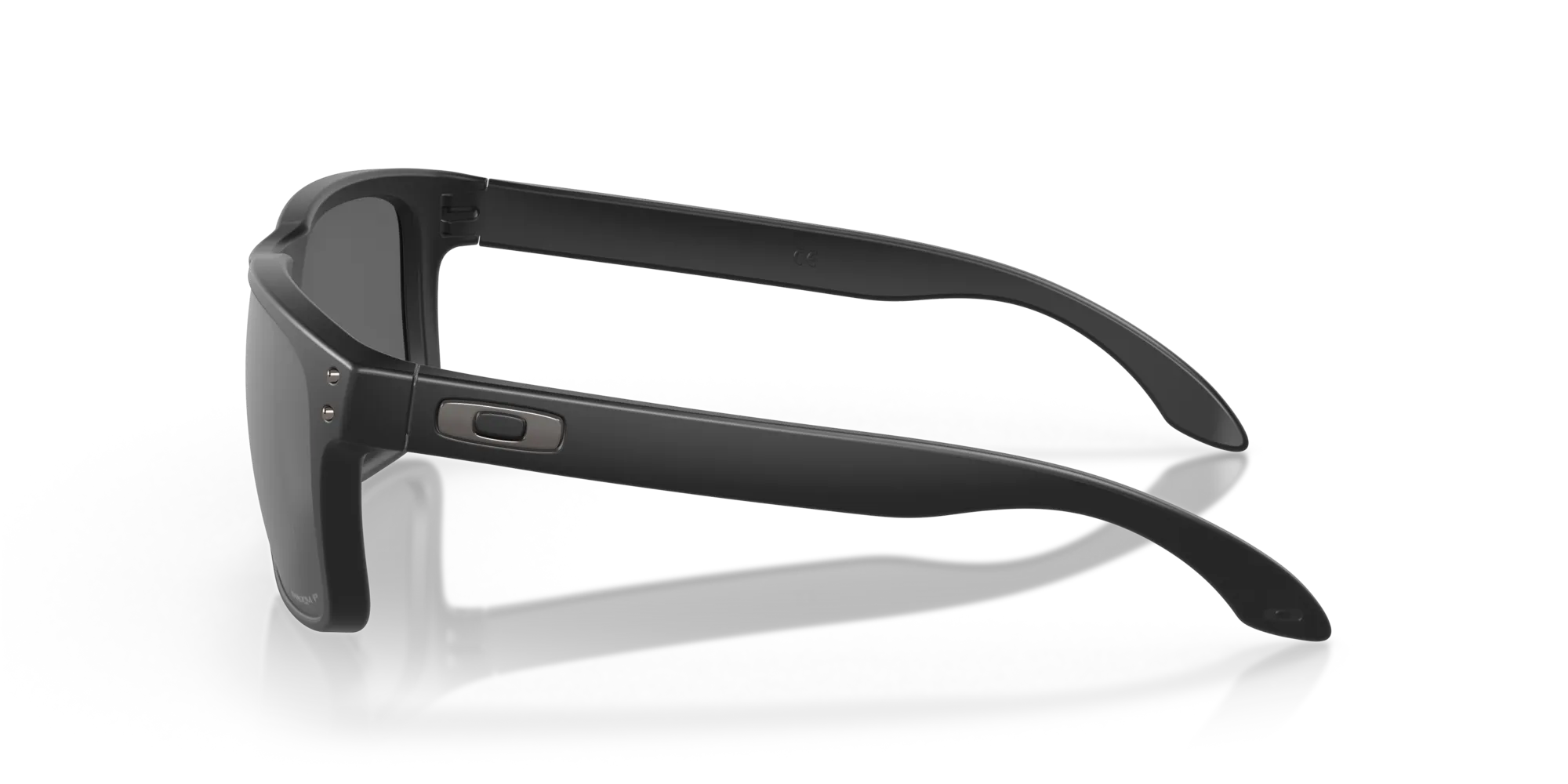 Oakley OO9102 HOLBROOK 9102D6 Occhiali da sole Iniettato Nero Grigio Squadrata Polarizzata Prizm - immagine 4