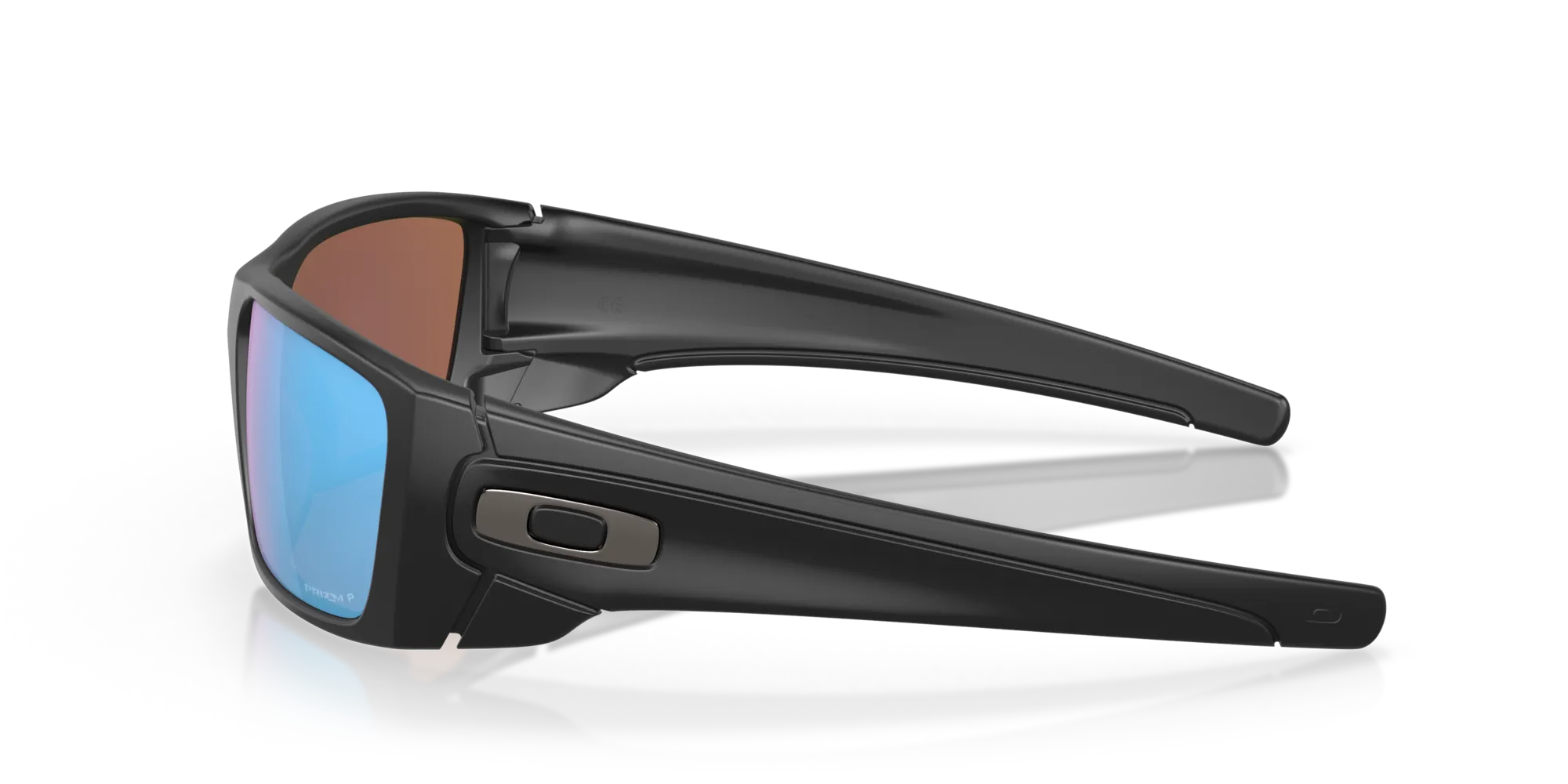 Oakley OO9096 FUEL CELL 9096D8 Occhiali da sole O_Matter Nero Blu Squadrata Polarizzata Prizm - immagine 4