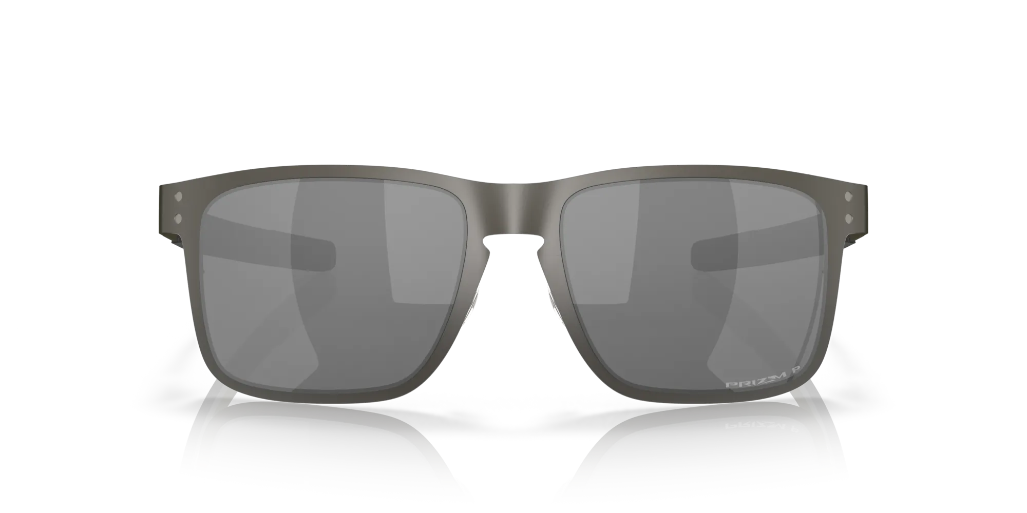 Oakley OO4123 HOLBROOK METAL 412306 Occhiali da sole Metallo Grigio Grigio Squadrata Polarizzata Prizm - immagine 3