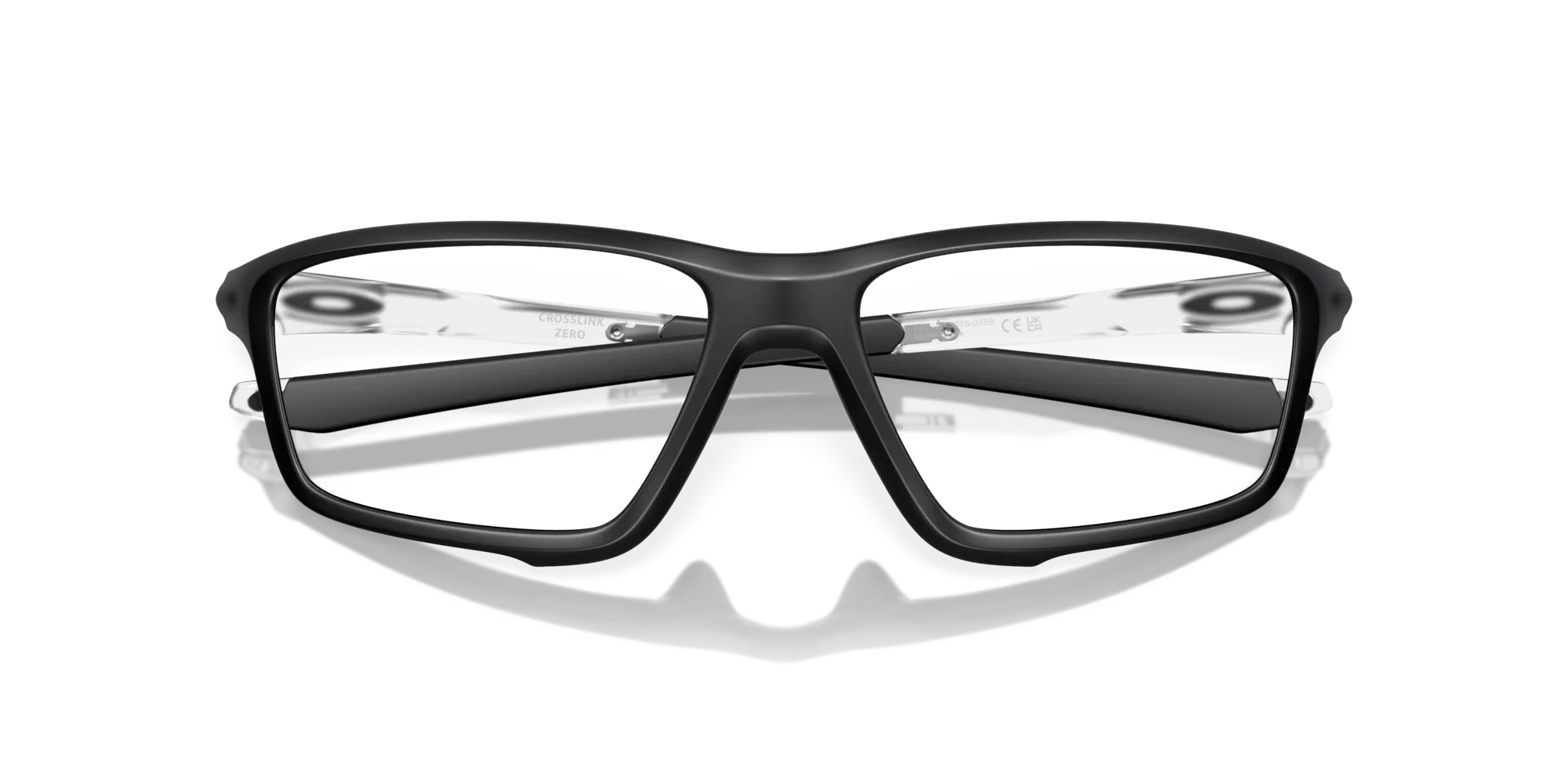 Oakley OX8076 CROSSLINK ZERO 807603 Montature da vista O_Matter Nero Squadrata Normale - immagine 2