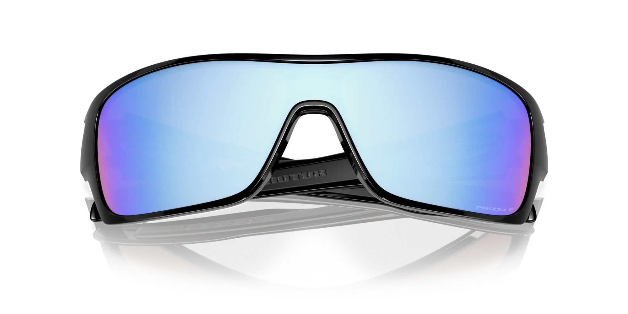 Oakley OO9307 TURBINE ROTOR 930708 Occhiali da sole O_Matter Nero Blu Maschera Polarizzata Prizm - immagine 2