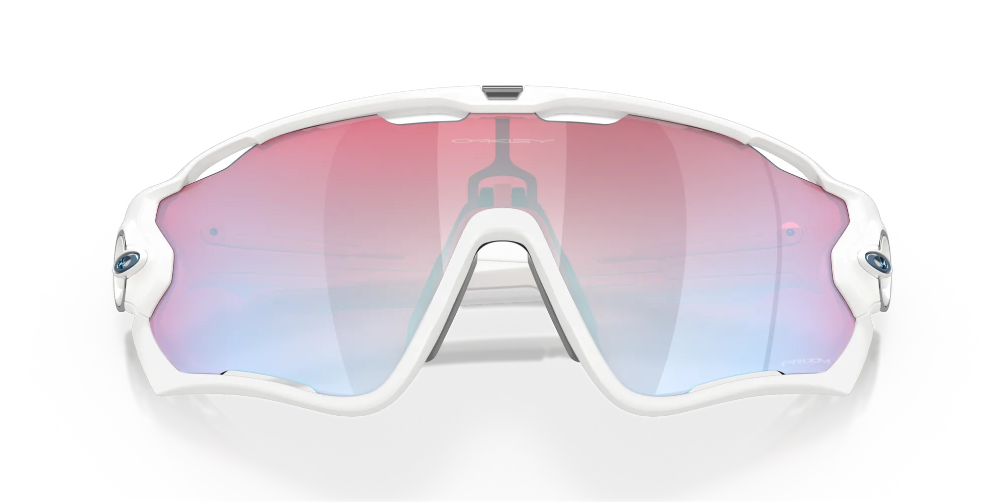 Oakley OO9290 JAWBREAKER 929021 Occhiali da sole O_Matter Bianco Rosso Maschera Normale Prizm - immagine 2