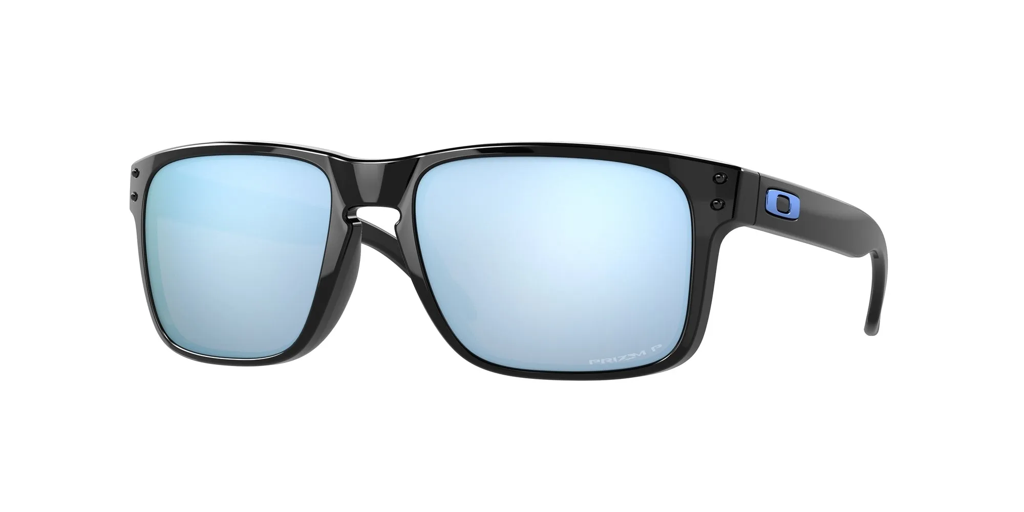 Oakley OO9102 HOLBROOK 9102C1 Occhiali da sole O_Matter Nero Blu Squadrata Polarizzata Prizm - immagine 1