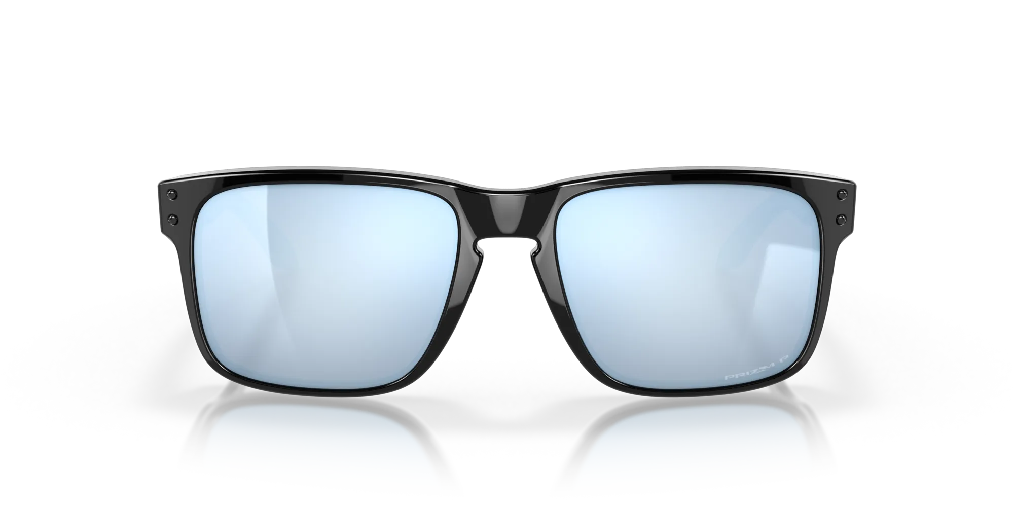 Oakley OO9102 HOLBROOK 9102C1 Occhiali da sole O_Matter Nero Blu Squadrata Polarizzata Prizm - immagine 3