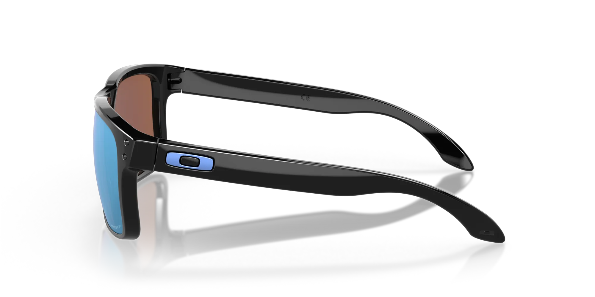 Oakley OO9102 HOLBROOK 9102C1 Occhiali da sole O_Matter Nero Blu Squadrata Polarizzata Prizm - immagine 4