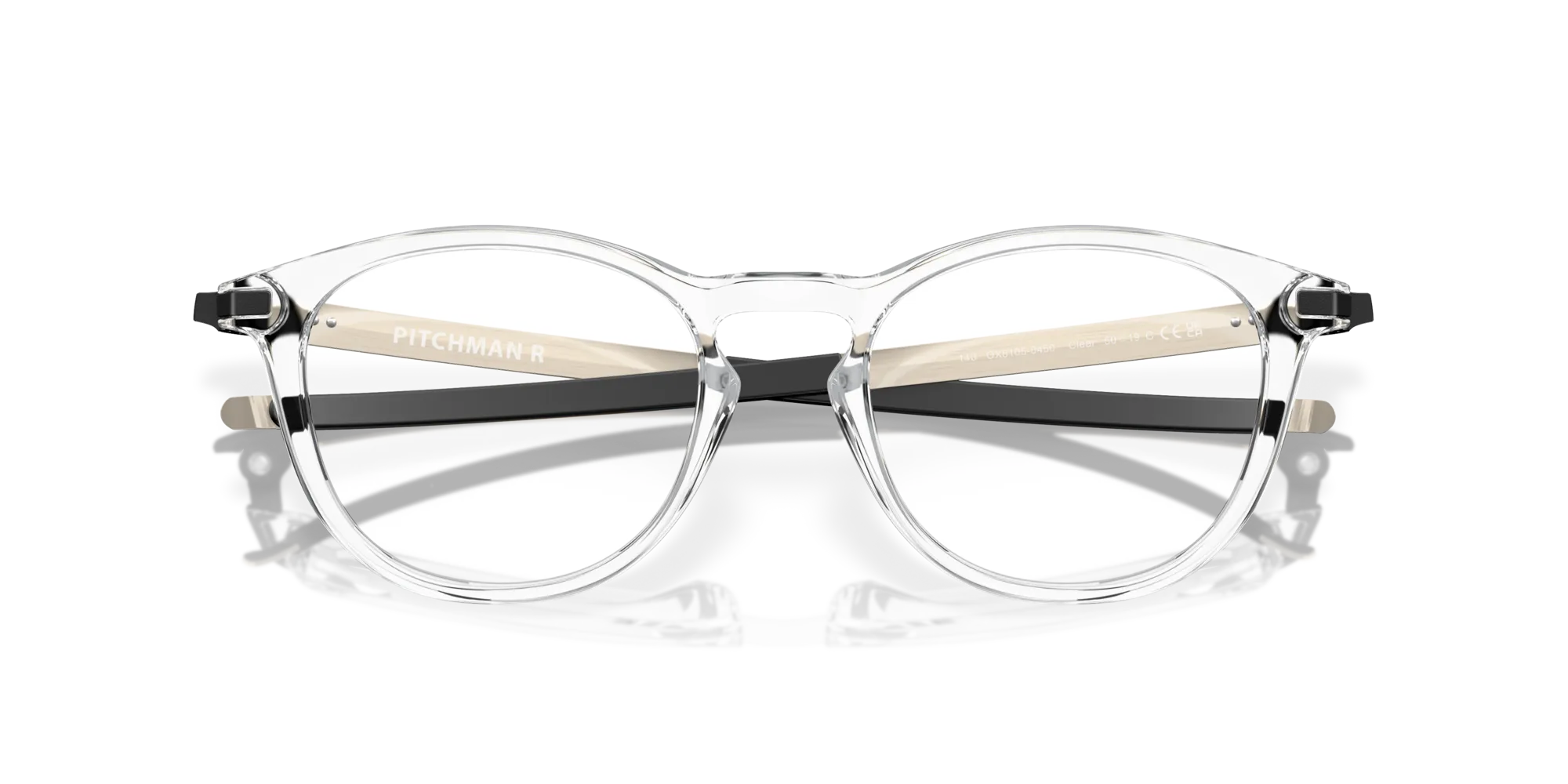 Oakley OX8105 Pitchman r 810504 Montature da vista Plastica Trasparente Rotonda - immagine 2