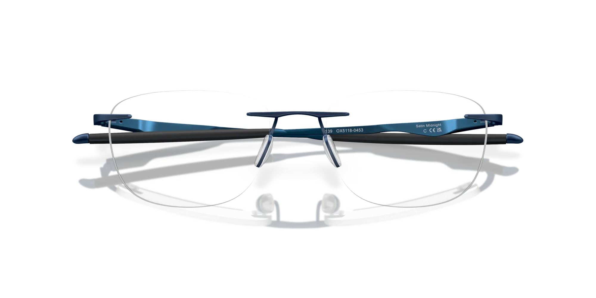 Oakley OX5118 WINGFOLD EVR 511804 Montature da vista Titanio Blu Squadrata Normale - immagine 2