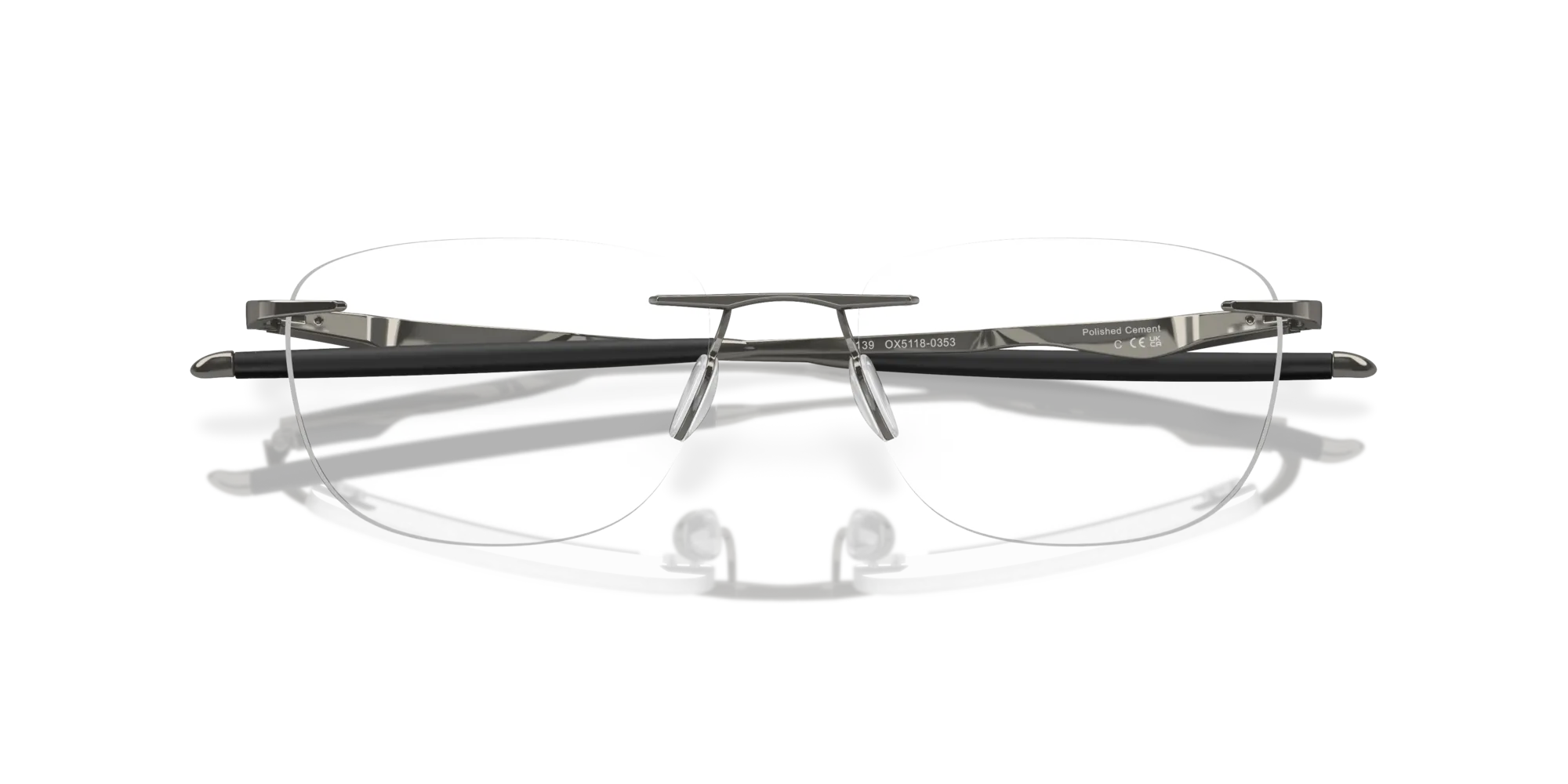 Oakley OX5118 WINGFOLD EVR 511803 Montature da vista Titanio Grigio Squadrata Normale - immagine 2