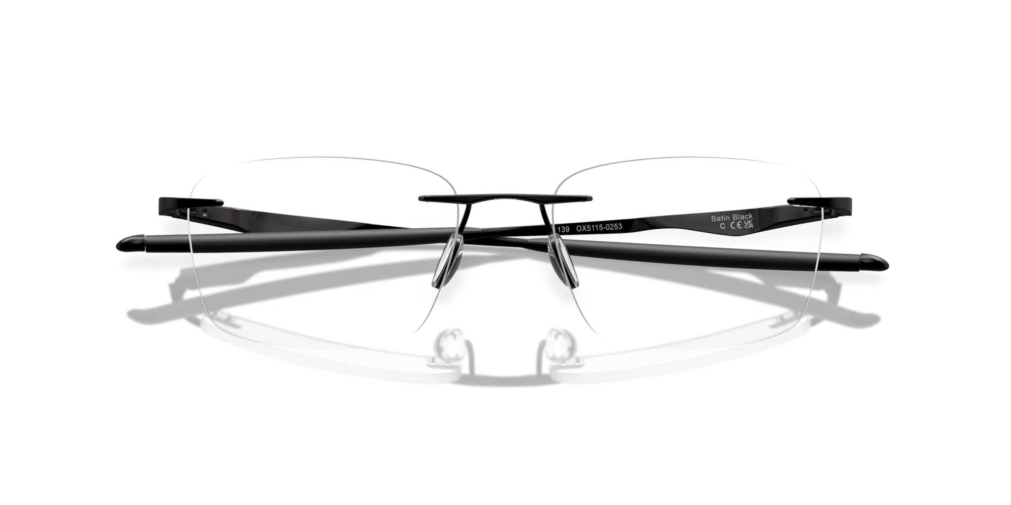 Oakley OX5115 WINGFOLD EVS 511502 Montature da vista Titanio Nero Squadrata Normale - immagine 2