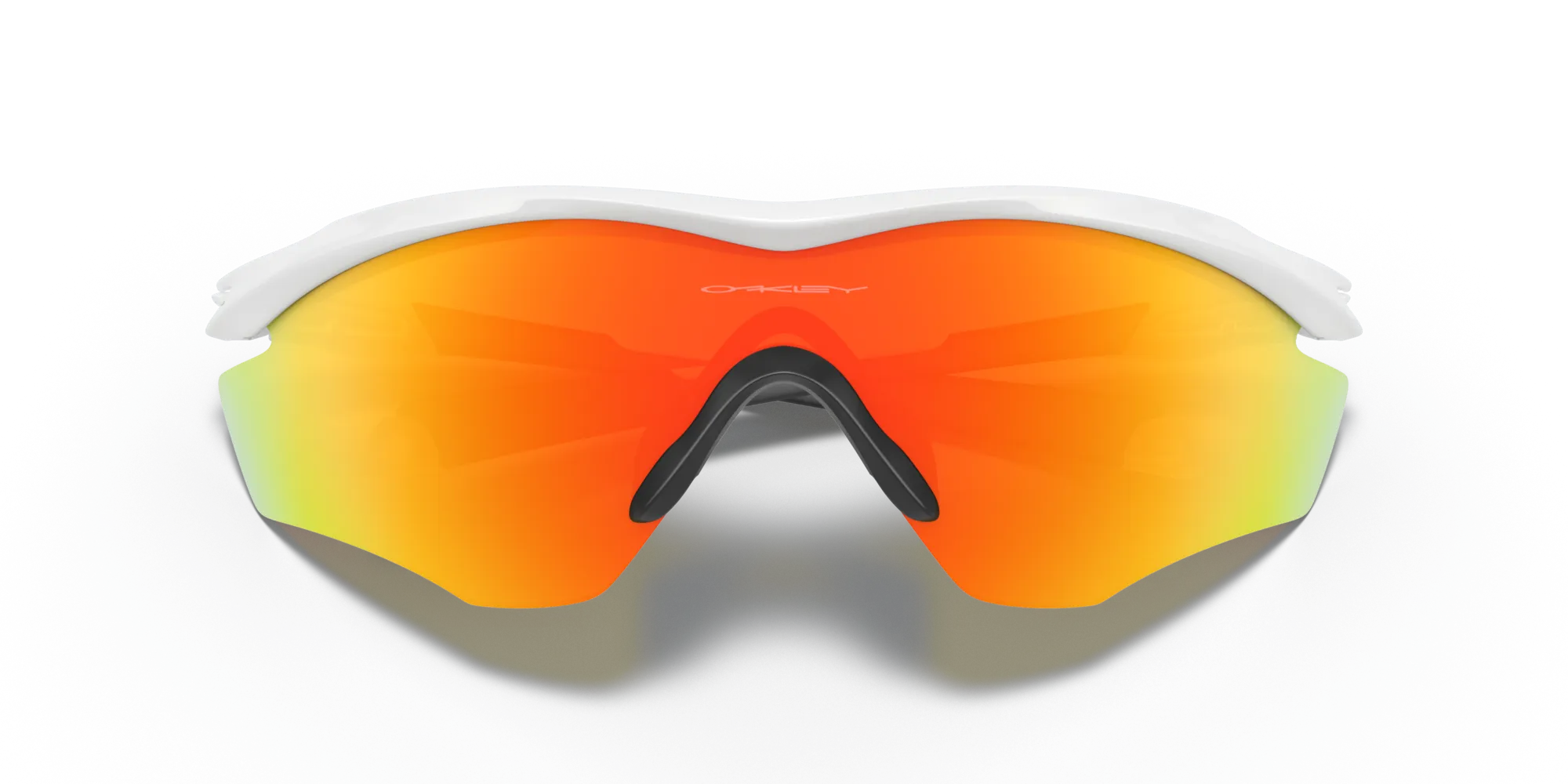 Oakley OO9343 M2 FRAME XL 934305 Occhiali da sole O_Matter Bianco Arancione Maschera Normale Prizm Iridium - immagine 2