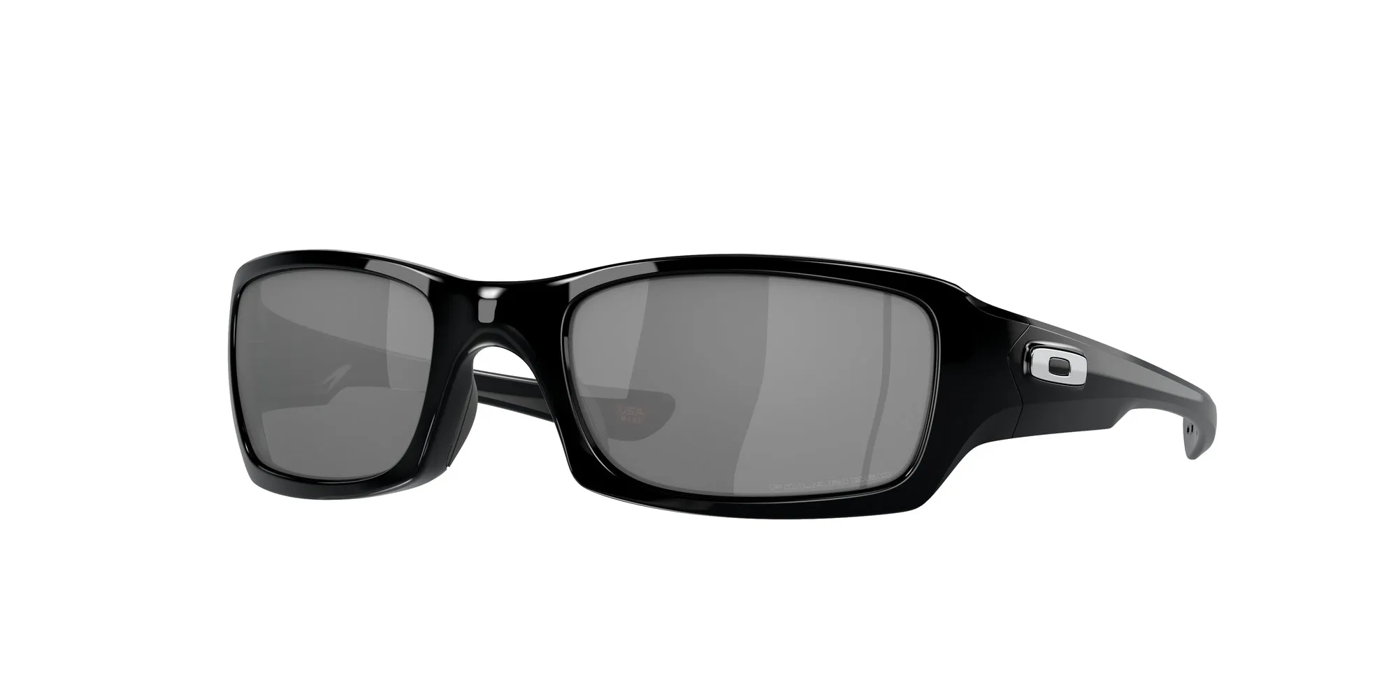 Oakley OO9238 FIVES SQUARED 923806 Occhiali da sole O_Matter Nero Grigio Squadrata Polarizzata Prizm Iridium - immagine 1