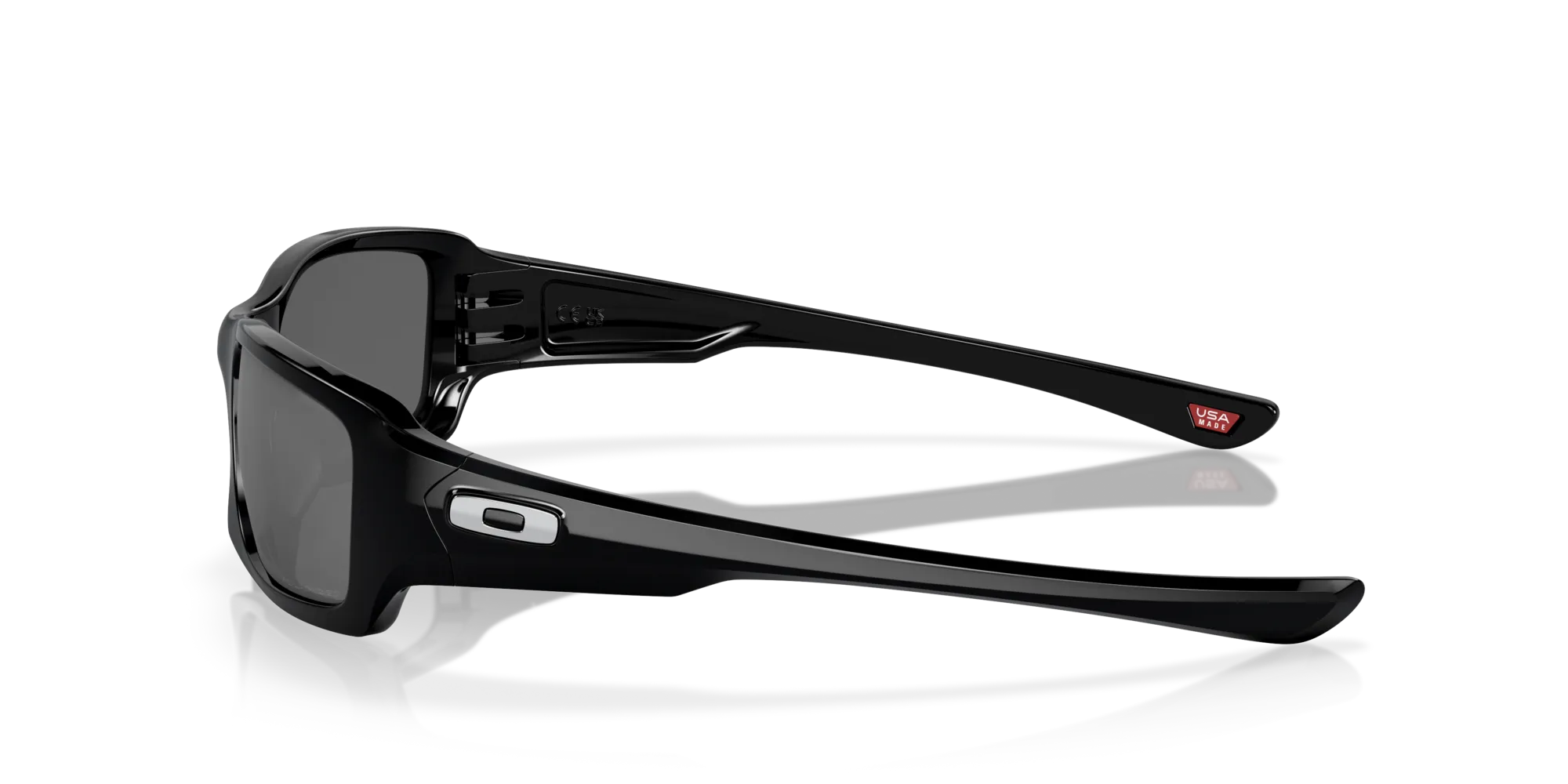 Oakley OO9238 FIVES SQUARED 923806 Occhiali da sole O_Matter Nero Grigio Squadrata Polarizzata Prizm Iridium - immagine 4