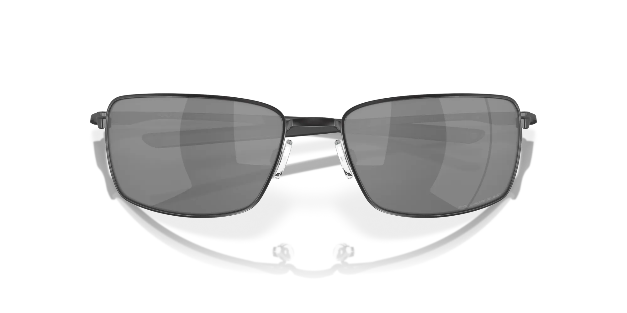 Oakley OO4075 SQUARE WIRE 407505 Occhiali da sole Metallo Nero Grigio Squadrata Polarizzata Prizm Iridium - immagine 2