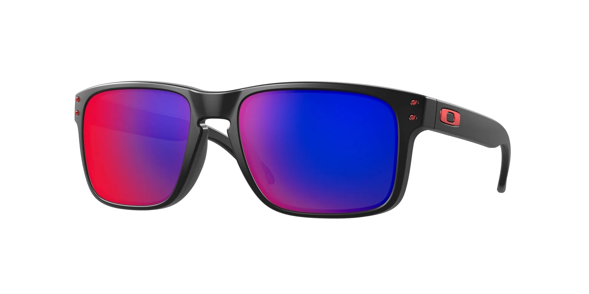 Oakley OO9102 HOLBROOK 910236 Occhiali da sole O_Matter Nero Positive Red Iridium Squadrata Normale Prizm Iridium - immagine 1