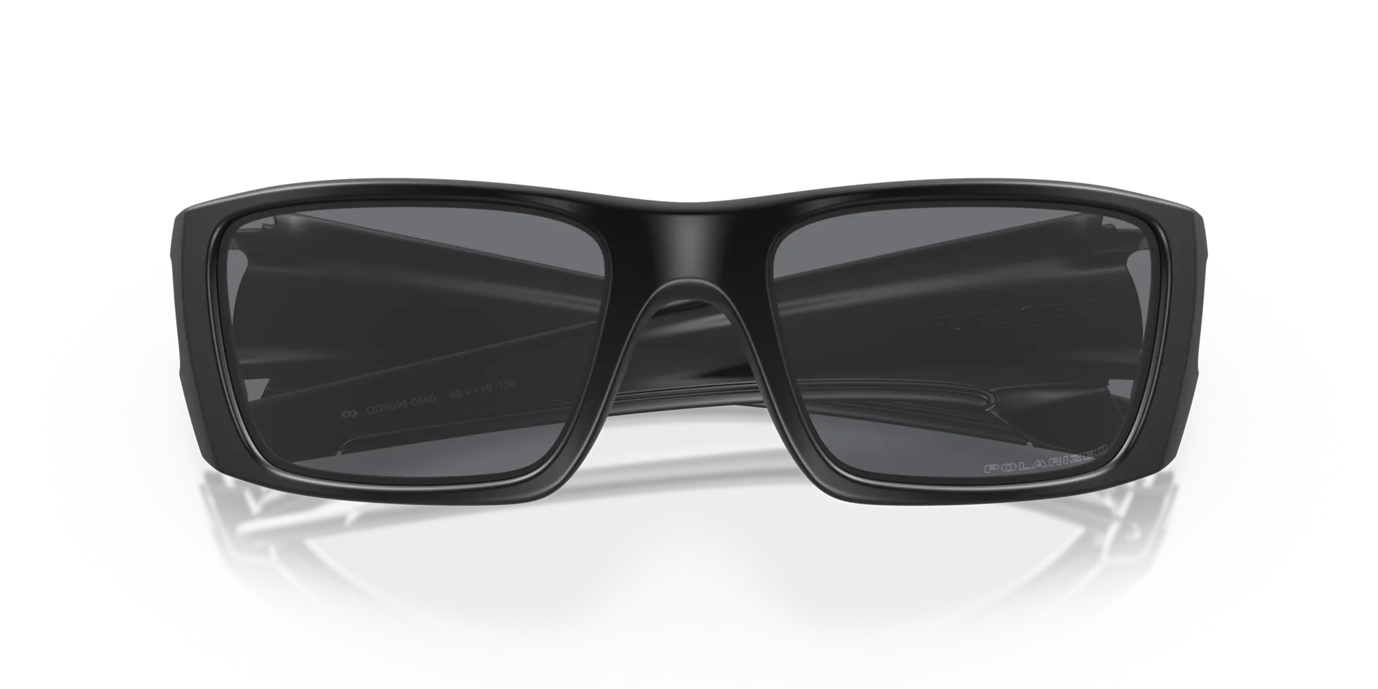 Oakley OO9096 FUEL CELL 909605 Occhiali da sole Iniettato Nero Grigio Squadrata Polarizzata Prizm - immagine 2
