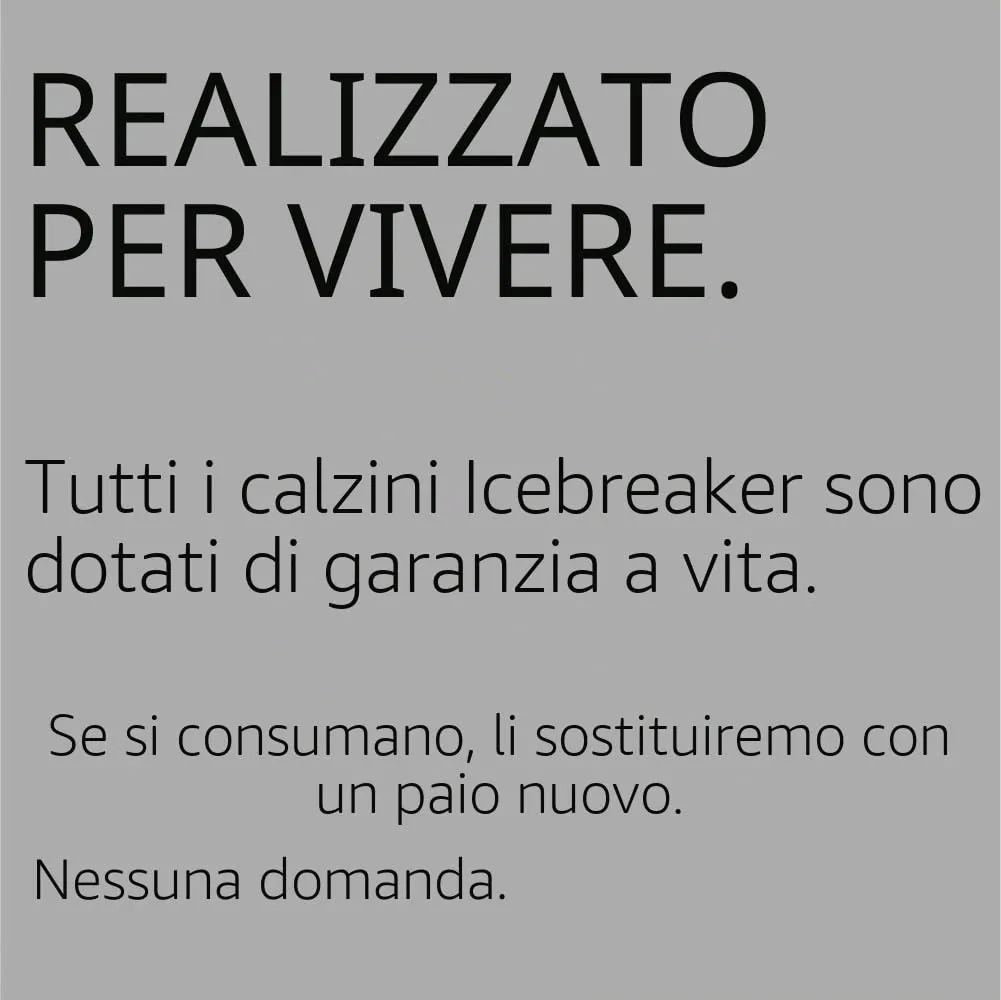 Icebreaker Lifestyle Light Crew - Calze da uomo, Uomo, Calzini, IBN313, Nero, L - immagine 2
