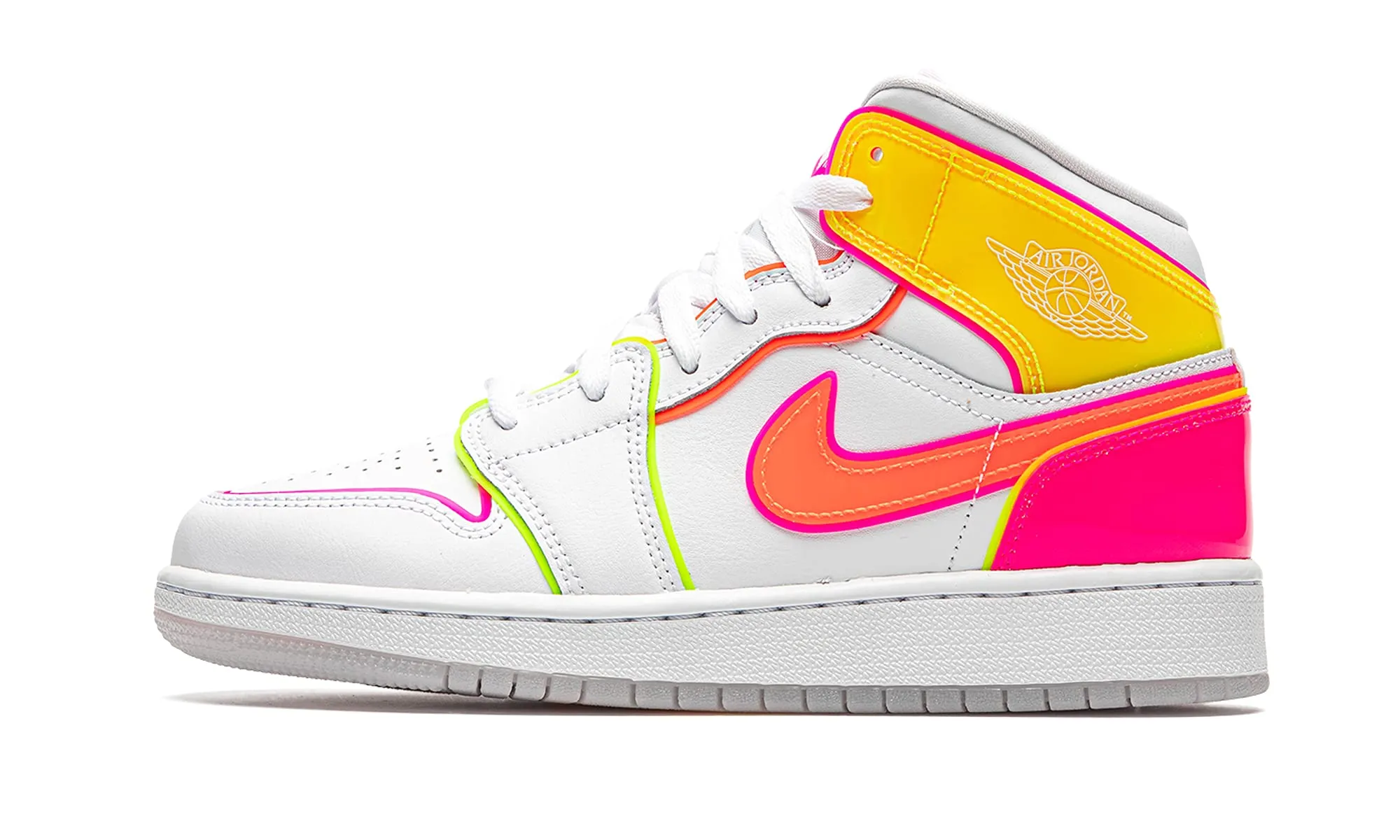 Nike 1 paio di scarpe sportive da uomo, Blanc Hype Crimson Rose Blast, 4 Big Kid - immagine 1