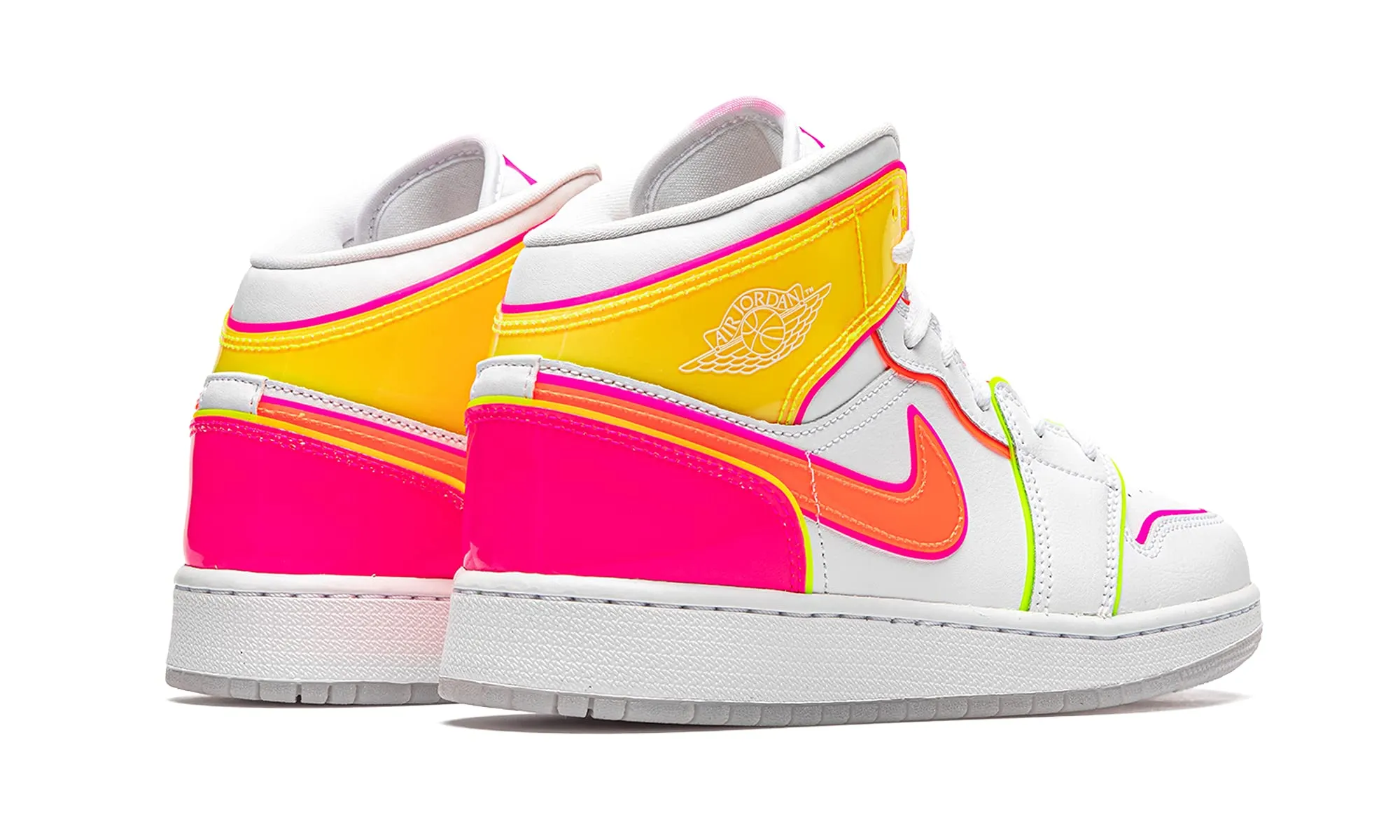 Nike 1 paio di scarpe sportive da uomo, Blanc Hype Crimson Rose Blast, 4 Big Kid - immagine 3