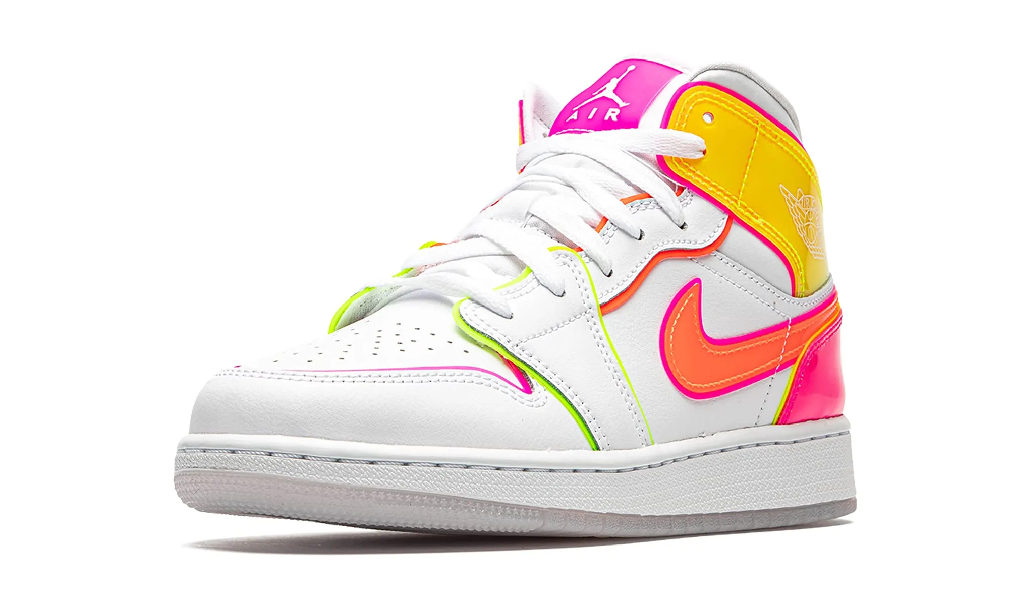 Nike 1 paio di scarpe sportive da uomo, Blanc Hype Crimson Rose Blast, 4 Big Kid - immagine 4