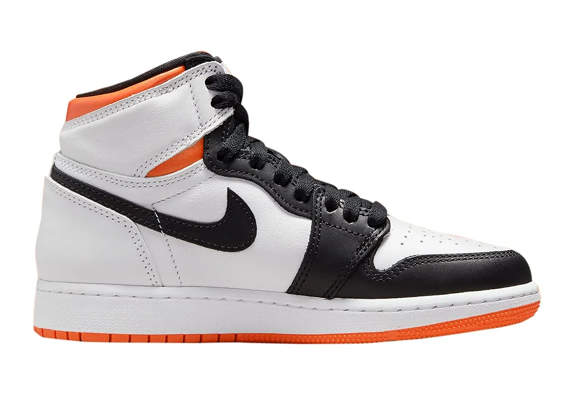Jordan Unisex-bambino Retro, Bianco/Arancione/Nero, 5.5 Big Kid - immagine 2