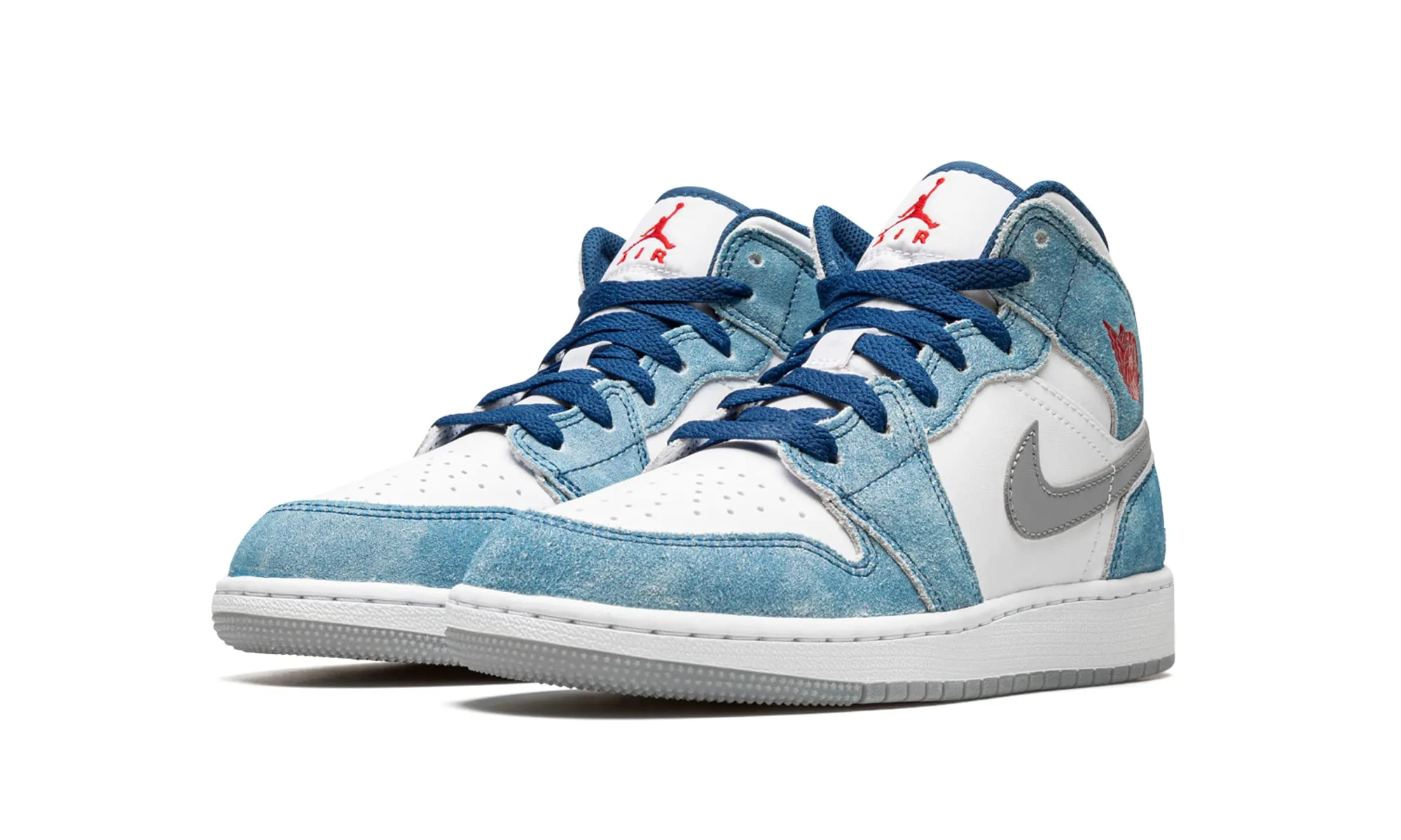 Jordan Jordan 1 Mid SE French Blue Light Steel Dr6235 401 Jeans Blu 36 - immagine 2
