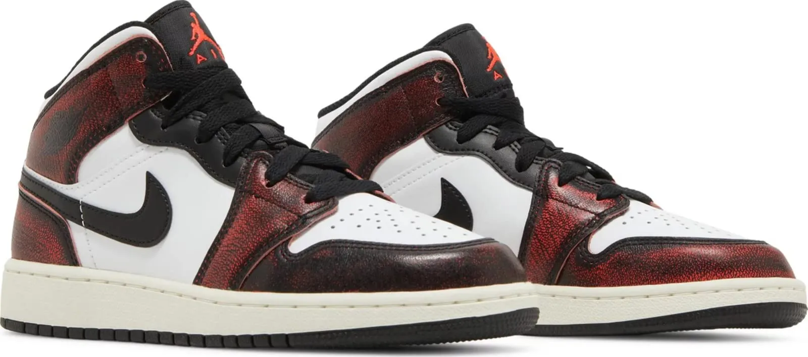 Jordan - jordan 1 mid black infrared - fb0568-006-38.5 - 38.5 - immagine 4