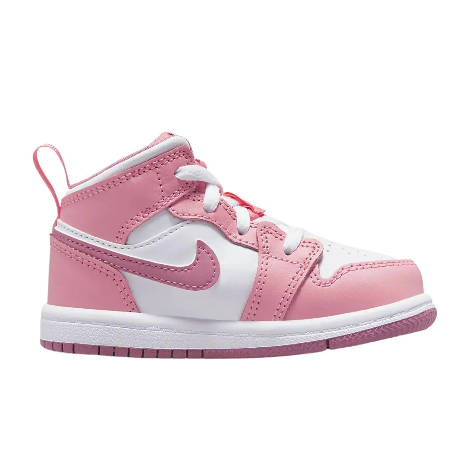 Giordania 1 (TD) del bambino, Coral Chalk/Desert Berry-bianco, 8 Toddler - immagine 2