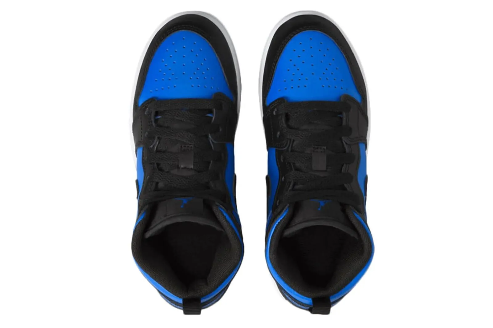 Jordan Little Kid's 1 Mid Black/Royal Blue-Black-White (DQ8424 042), Black/Royal Blue-Black-White, 2 Little Kid - immagine 4