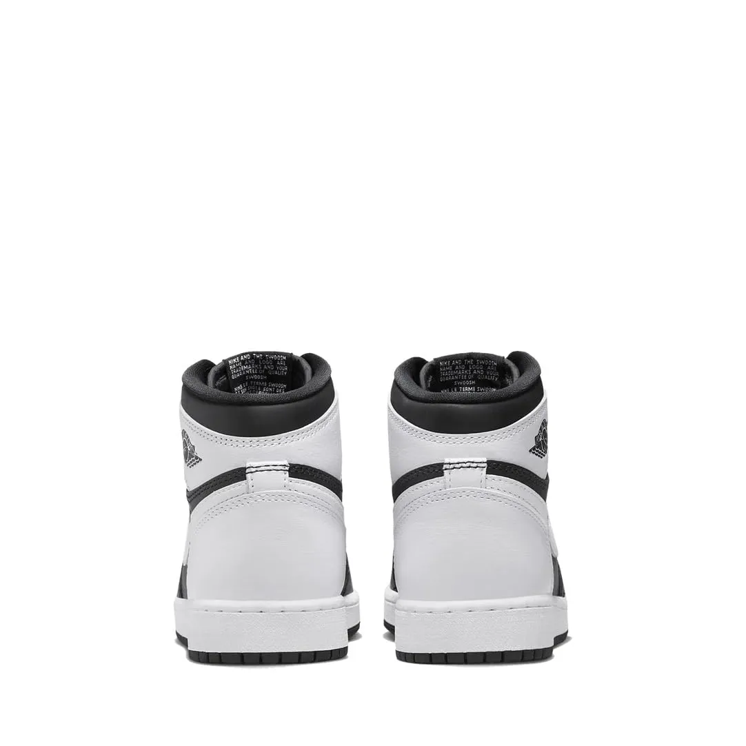 Scarpe Nike Jordan Air 1 Retro High Og Gs, Nero/Bianco-Bianco (FD1437 010), per bambini grandi, 5 Big Kid - immagine 5