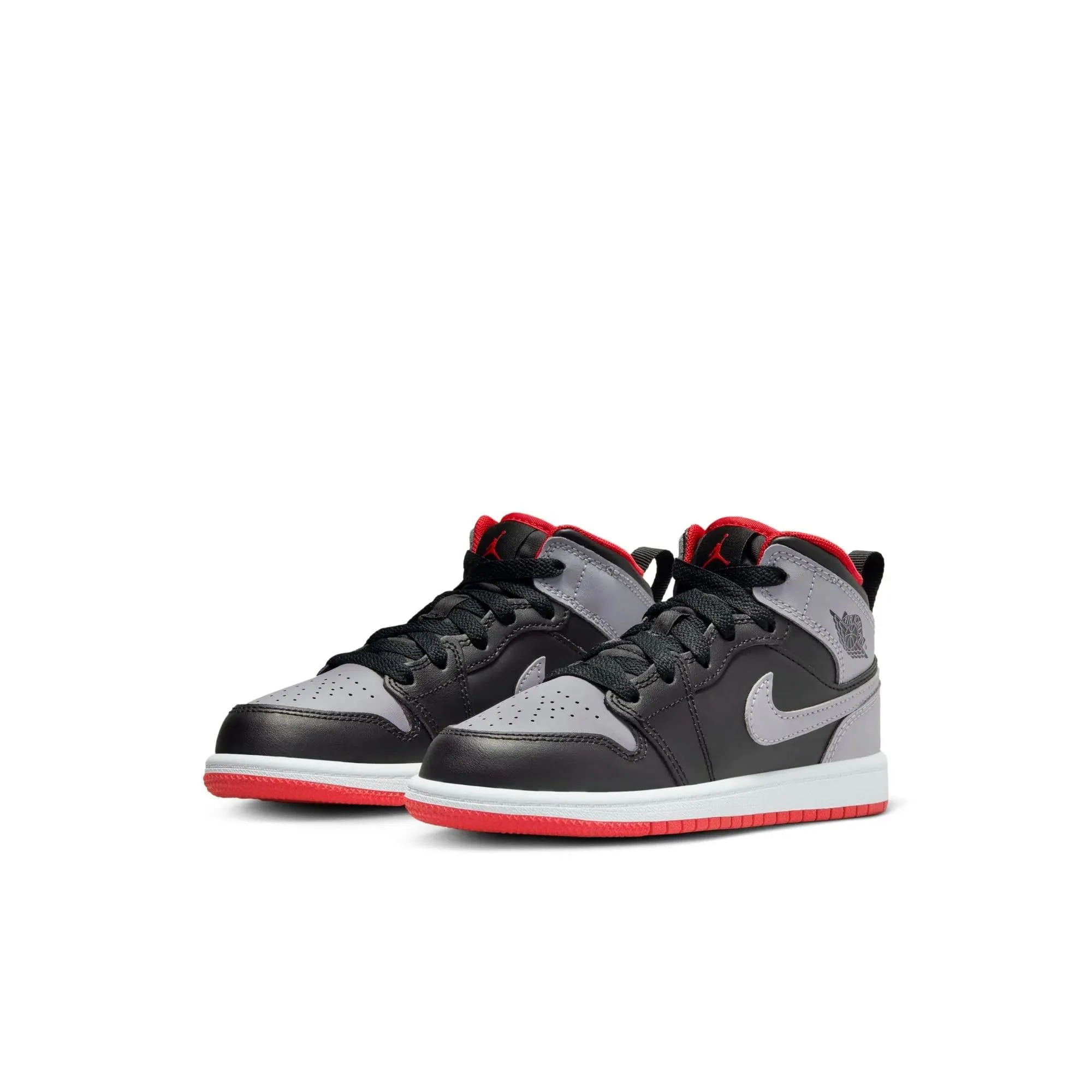 Jordan DQ8424 042 - Scarpa per bambini 1 Mid Black/Royal Blue-Black-White, Nero/Cemento Grigio-Rosso Fuoco, 11 Little Kid - immagine 8