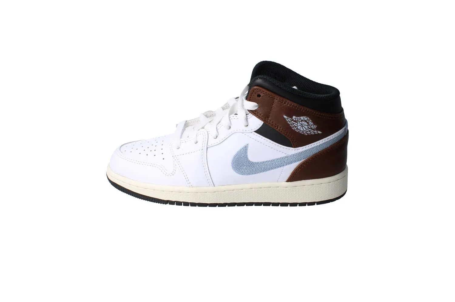 Nike - Scarpe da Ginnastica da Uomo, Bianco/Nero/Vela/Blu Grigio-Bianco, 25,5 cm - immagine 6