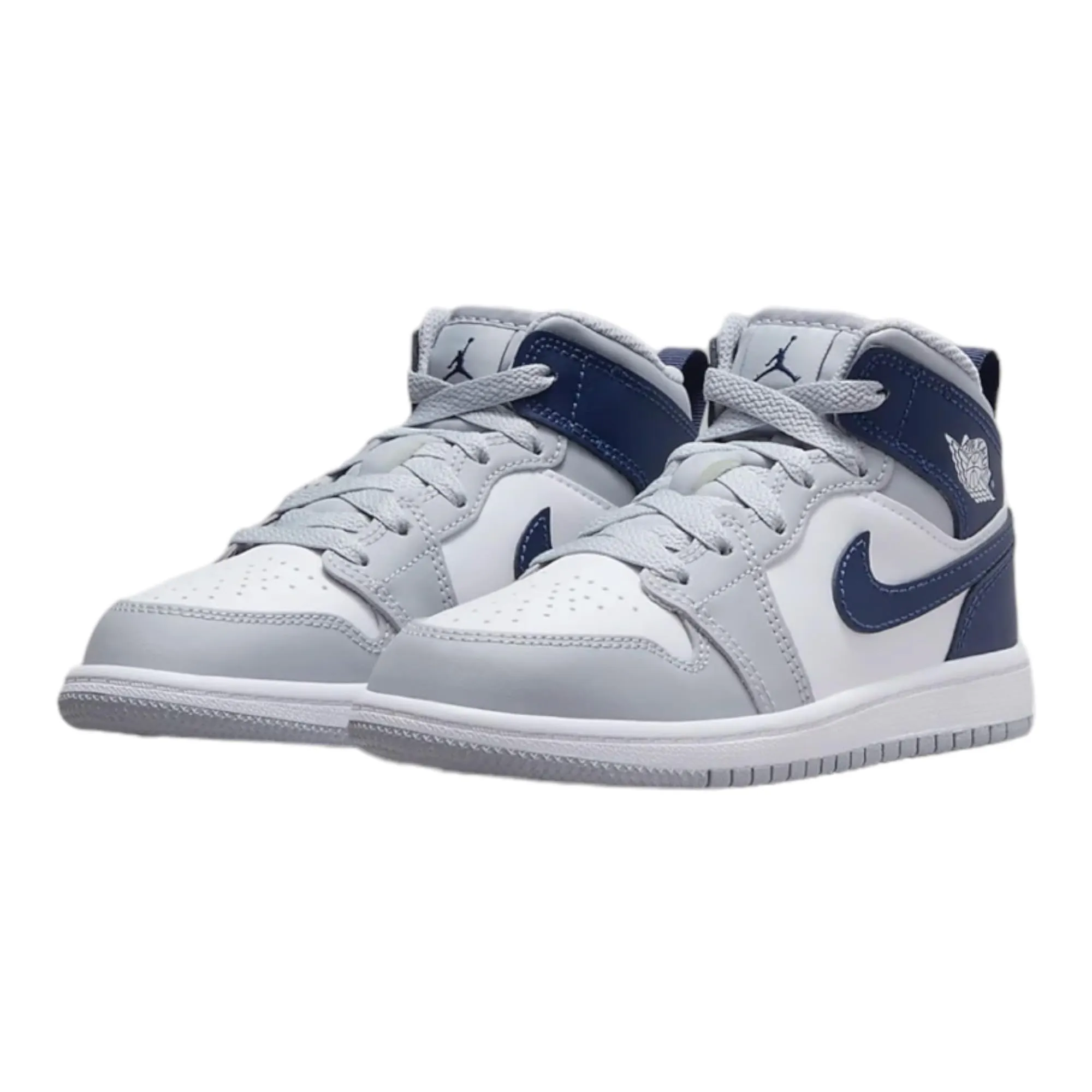 Nike Air Jordan 1 Mid SE Craft PS - Scarpe prescolari per bambini piccoli "Inside Out - Cement Grey" (FD9090 002), 22.5 cm - immagine 3