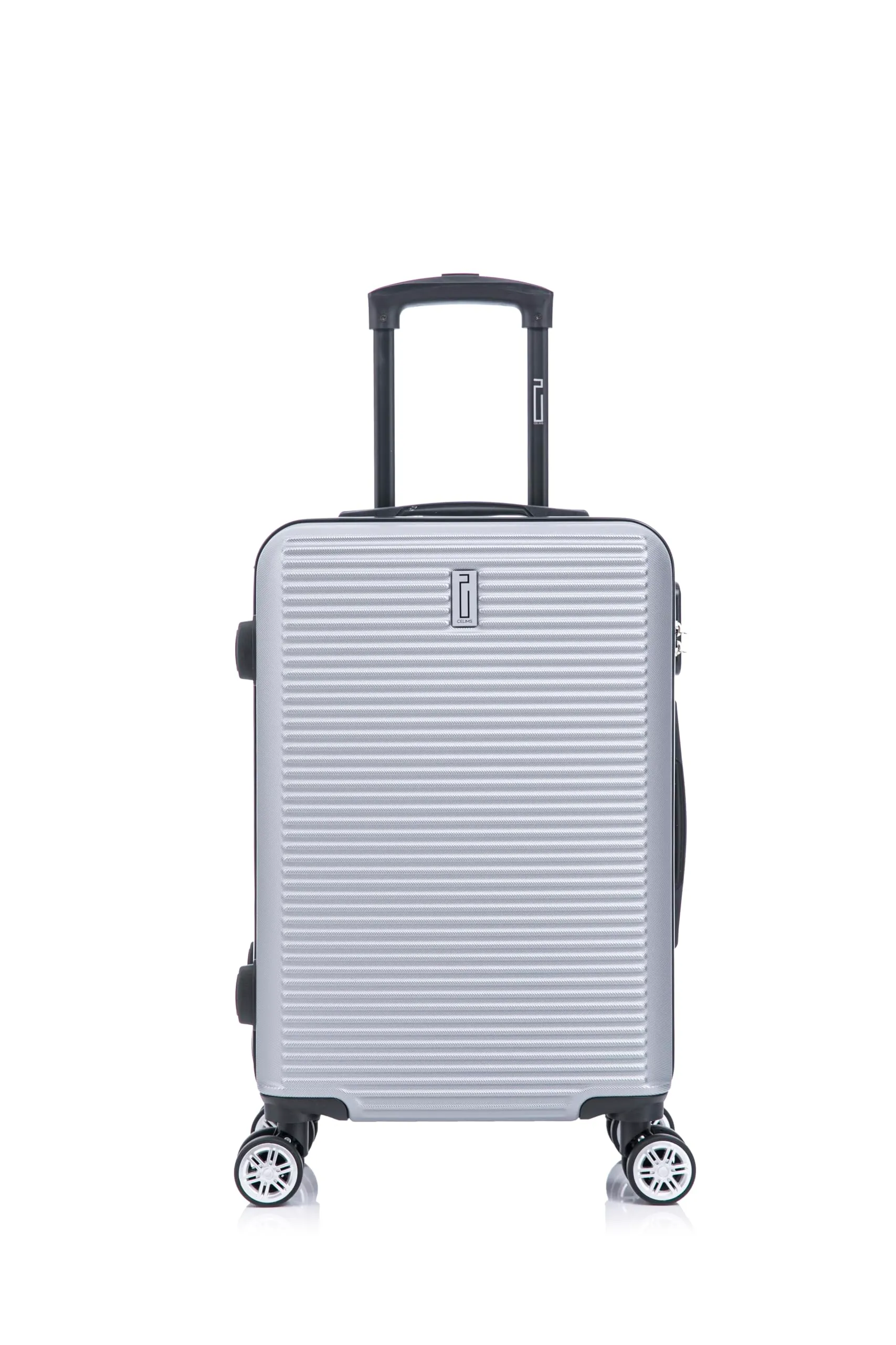 CELIMS - Valigia Bagaglio a Mano Approvata da Oltre 100 Compagnie Aeree | Ultra Leggera e Rigida | Trolley 55x40x20 | Grigio - immagine 3