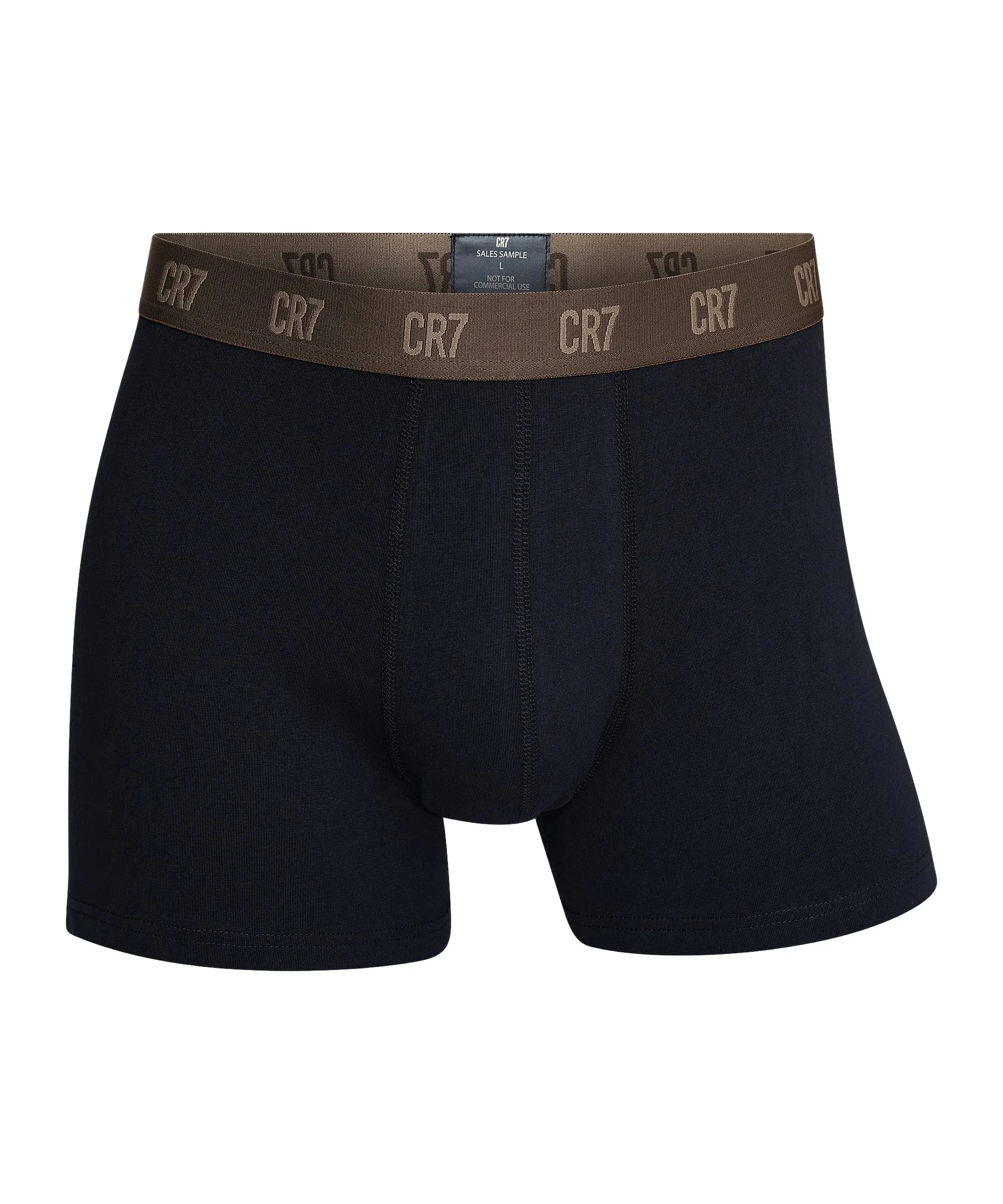 CR7 Cristiano Ronaldo Boxer aderente uomo, confezione da 3 boxer, Nero , XL - immagine 2