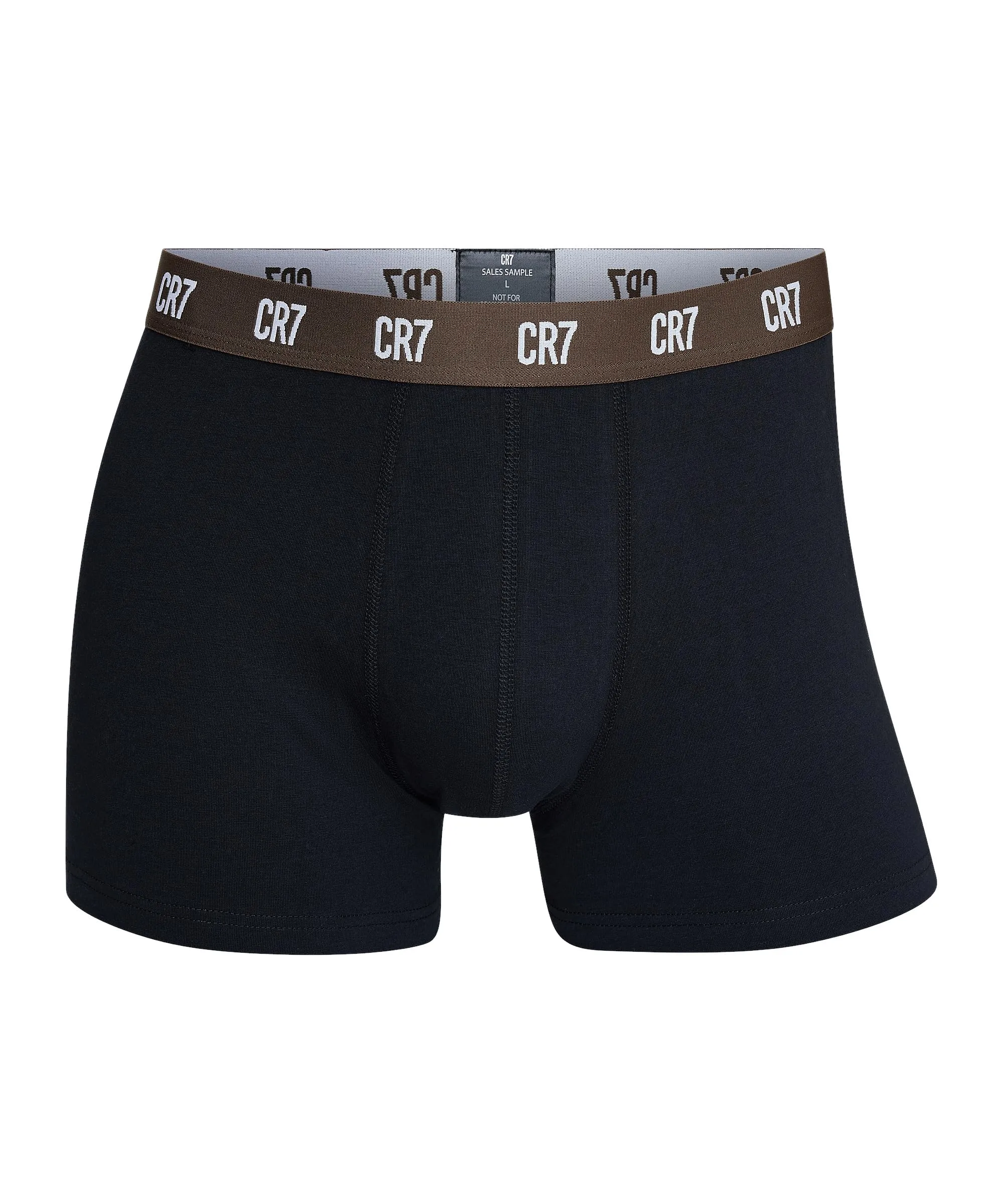 CR7 Cristiano Ronaldo Boxer aderente uomo, confezione da 3 boxer, Nero , XL - immagine 4